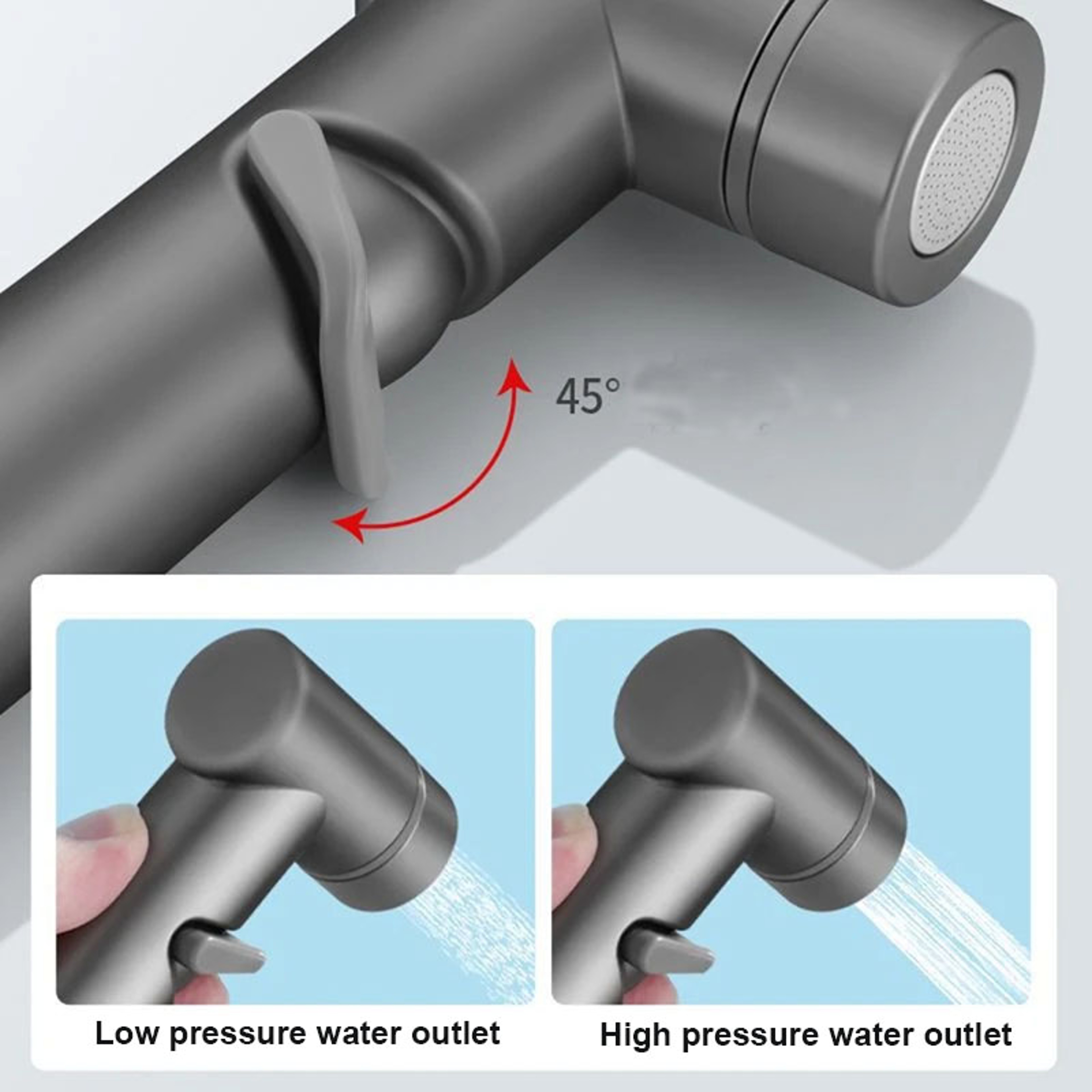 Premium Handheld Bidet Sprayer Set Portable Toilet Hygiene Kit 1