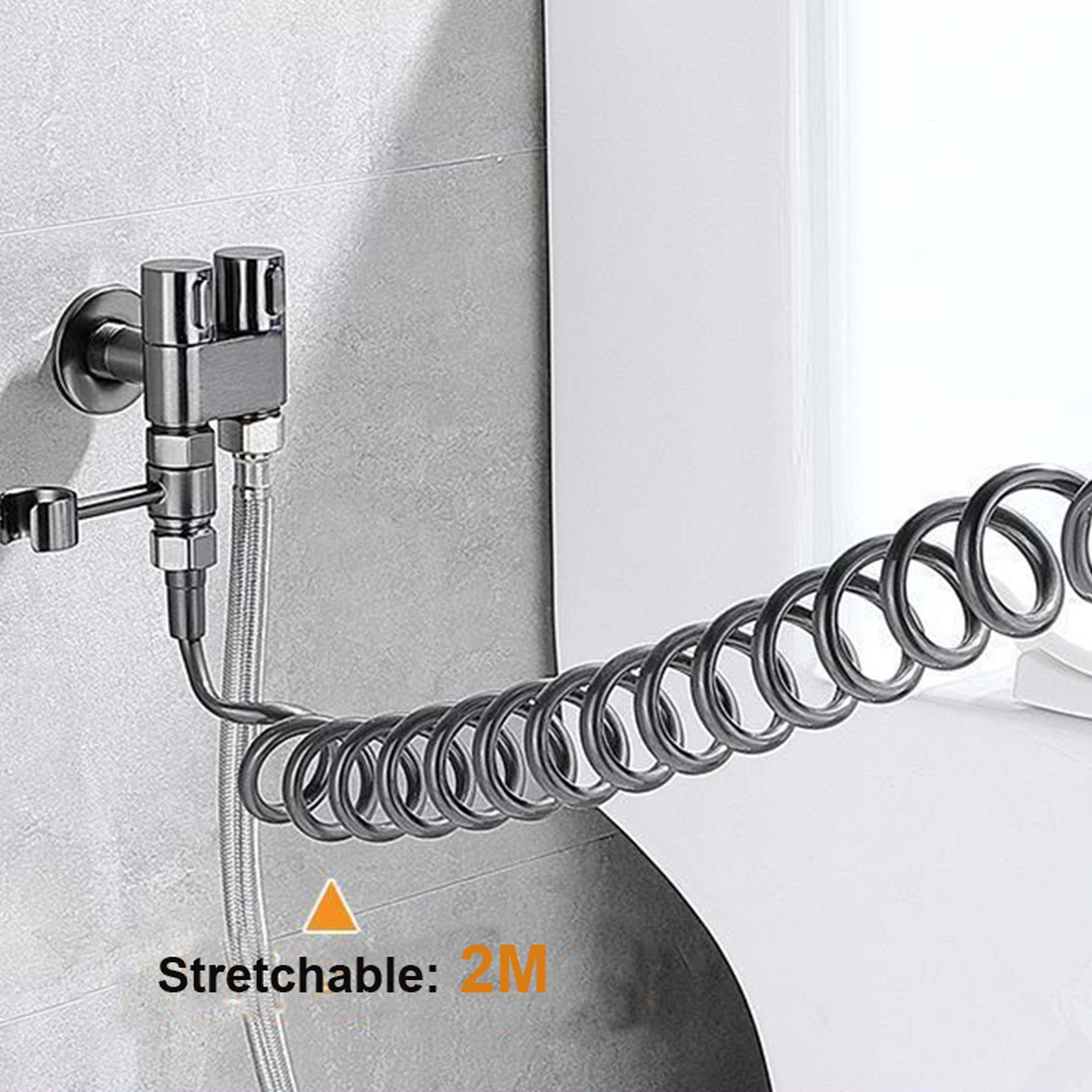 Premium Handheld Bidet Sprayer Set Portable Toilet Hygiene Kit 2