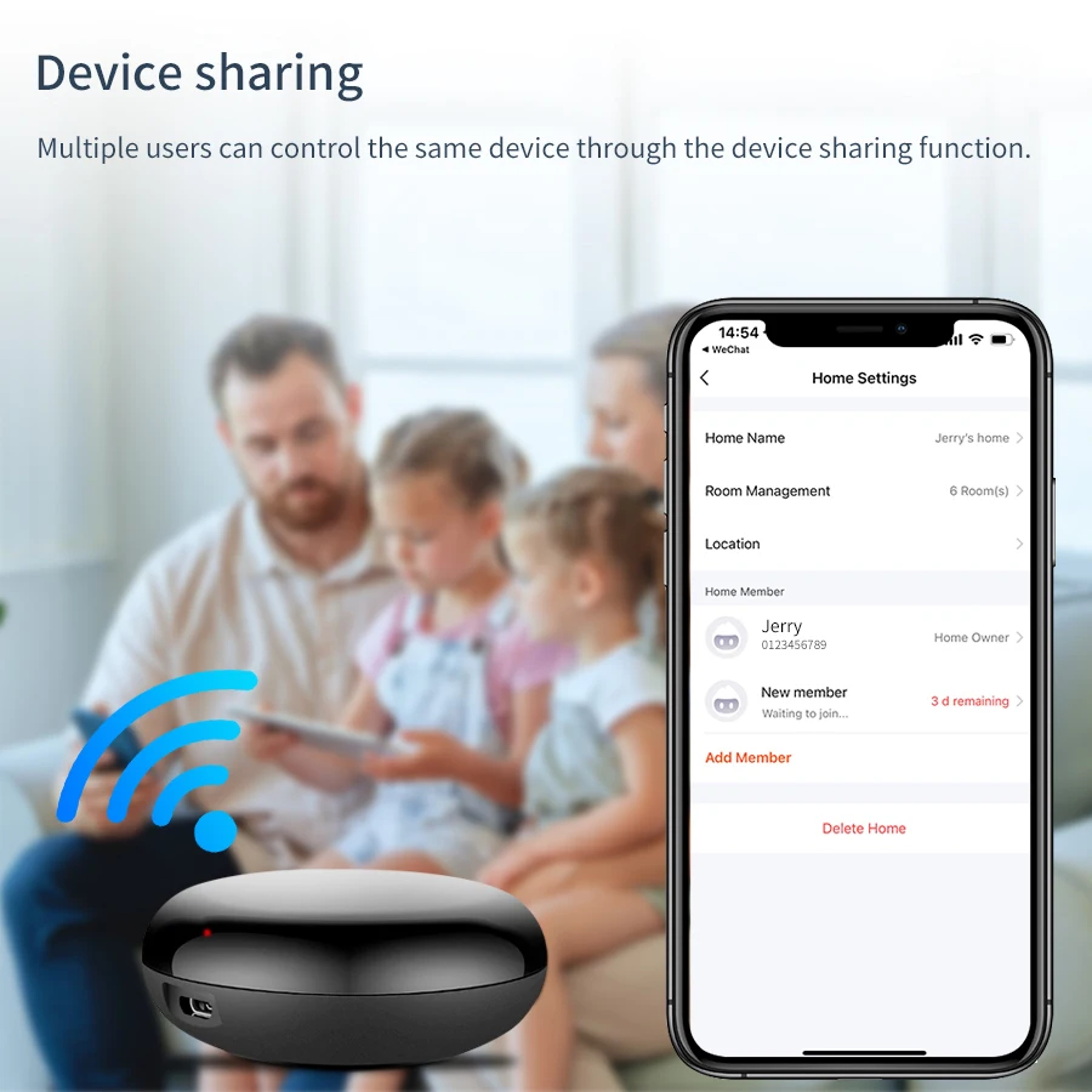 Smart WiFi IR Remote Hub Universal Controller for AC TV Works with Alexa Google Home – view 5