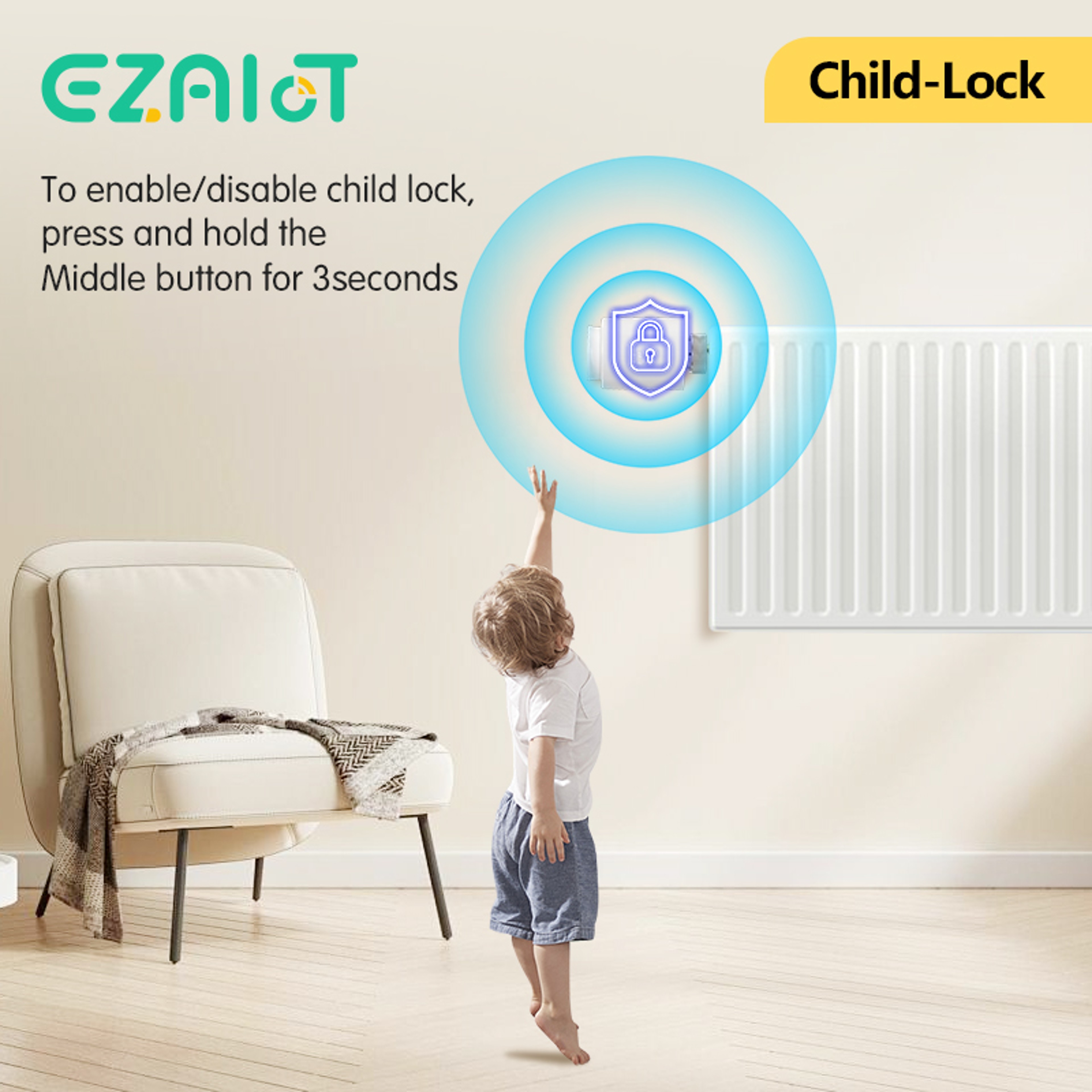 Smart Radiator Thermostat WiFi TRV Valve with App Control & Voice Assistant Integration – view 6