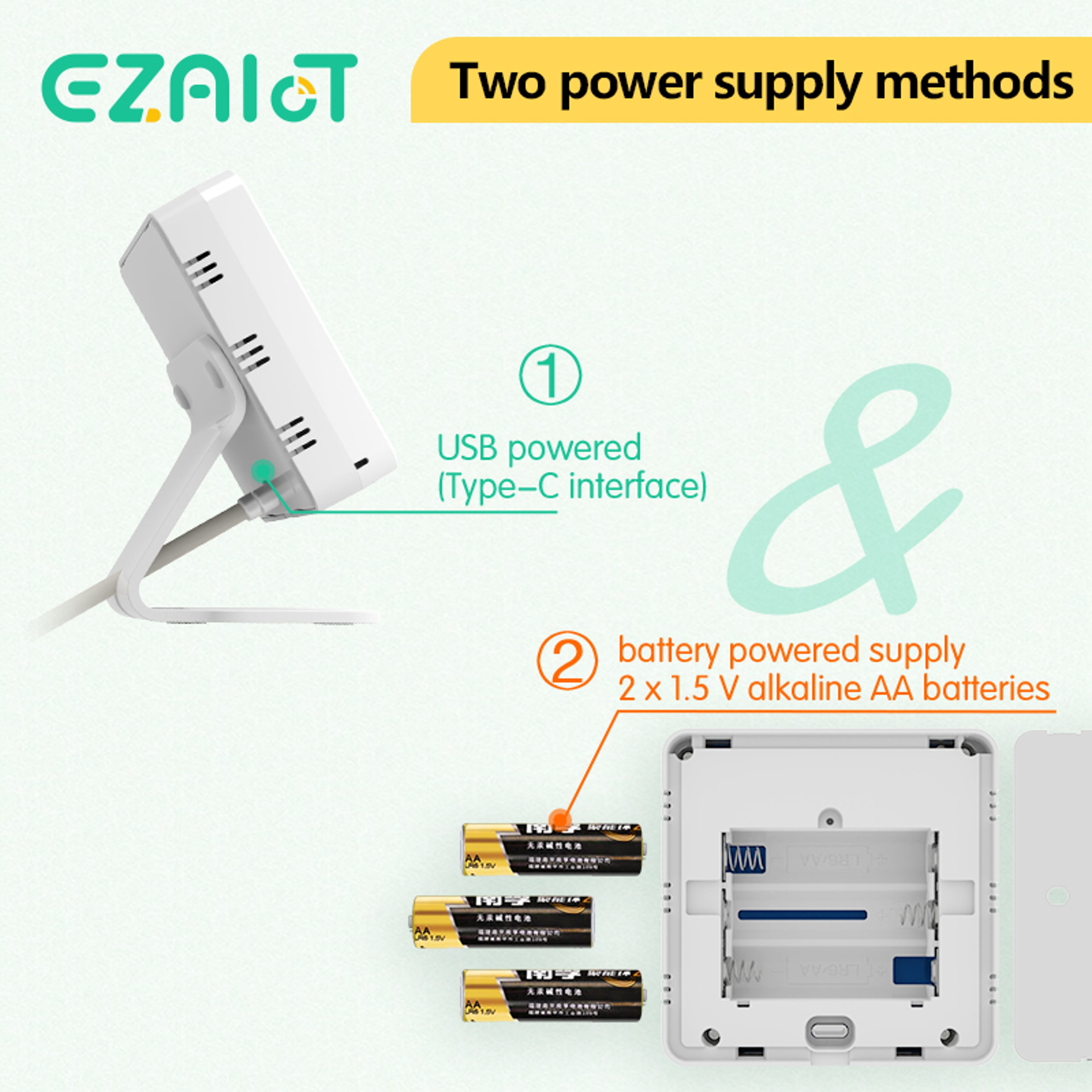 Smart WiFi Thermostat for Gas Boiler with Tuya App Control and Wireless Room Sensor – view 5