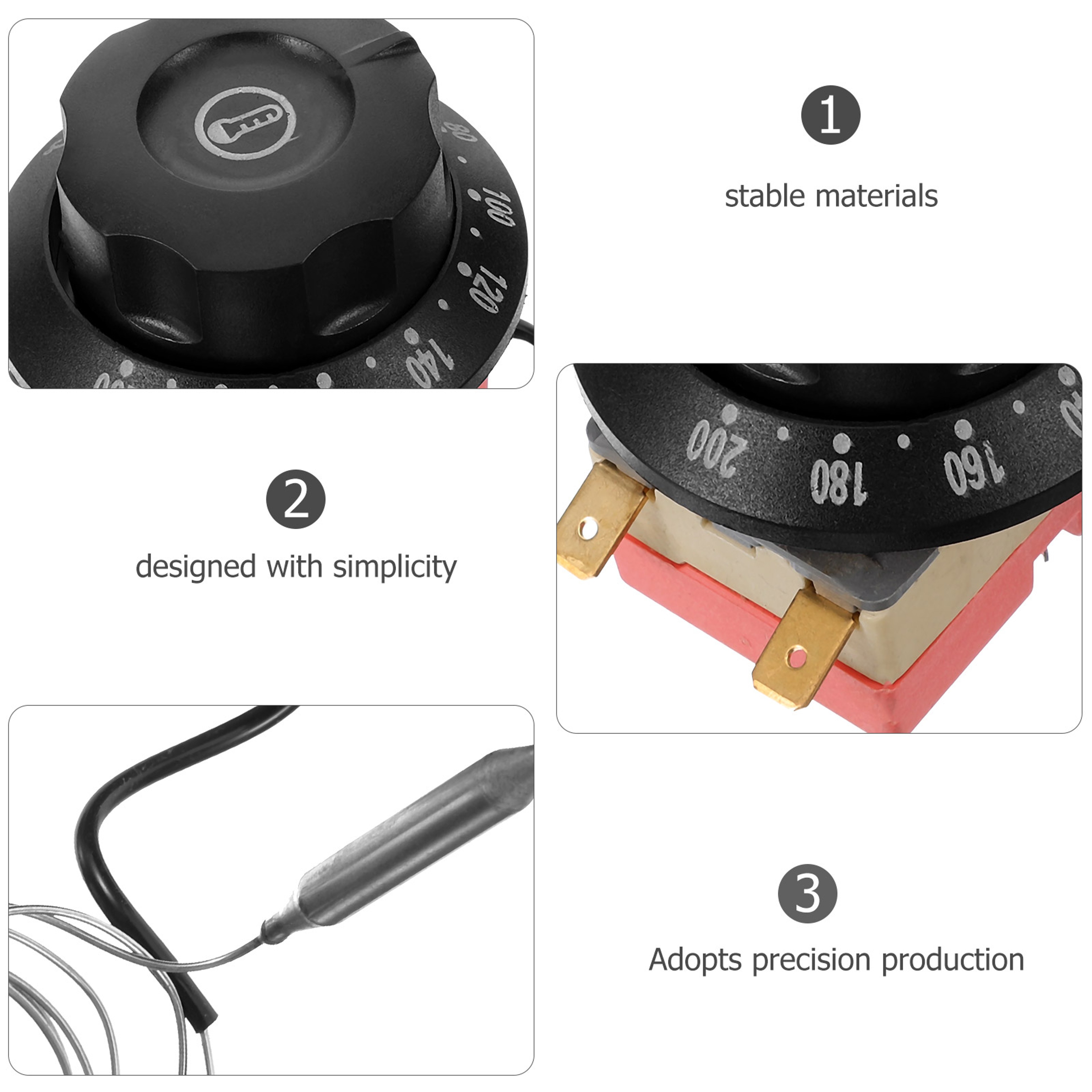 Universal Oven Thermostat Knob Temperature Control Switch for Air Fryer & Electric Oven – view 4
