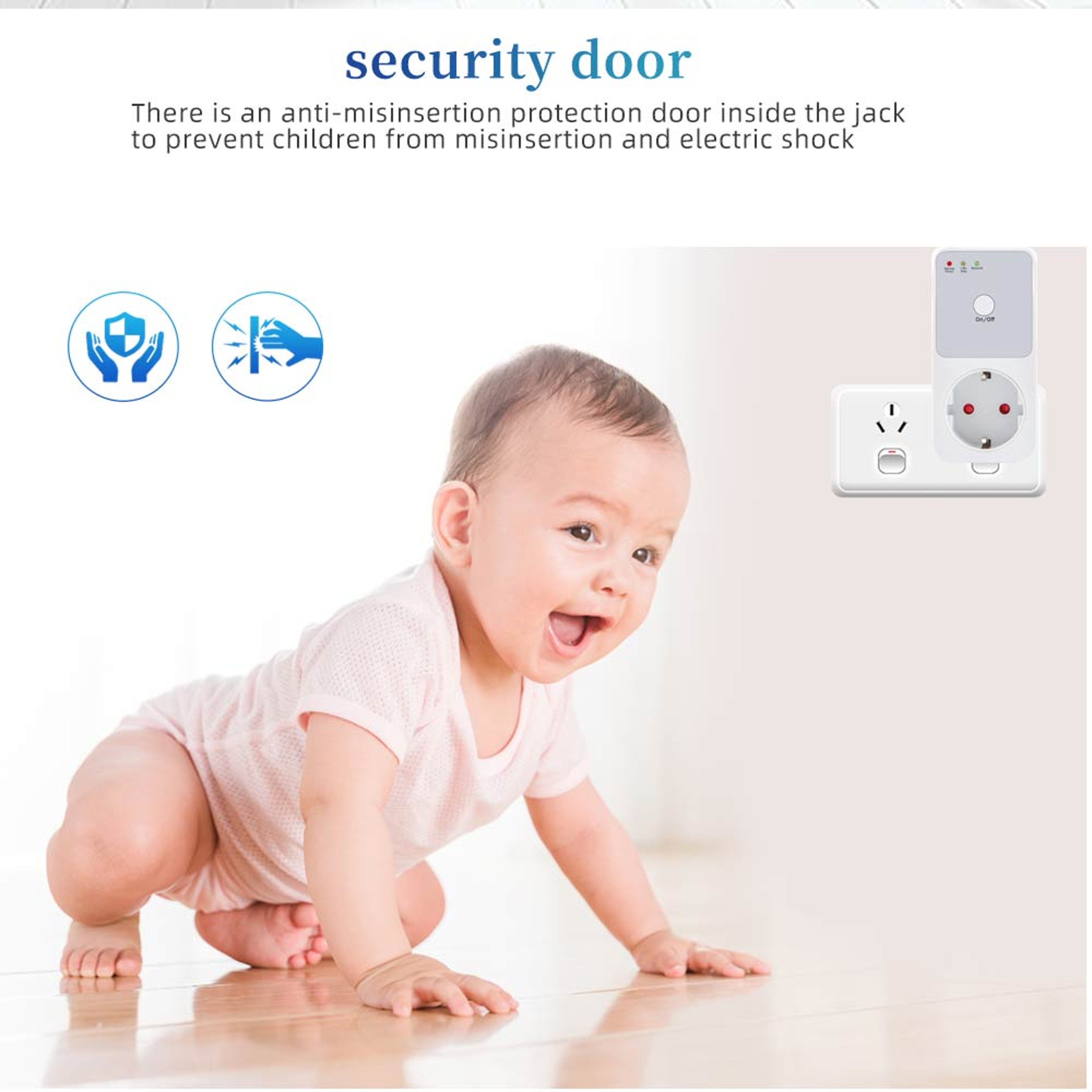 Smart Voltage Protector Socket with PIR Sensor Surge Protection for Home Appliances – view 6