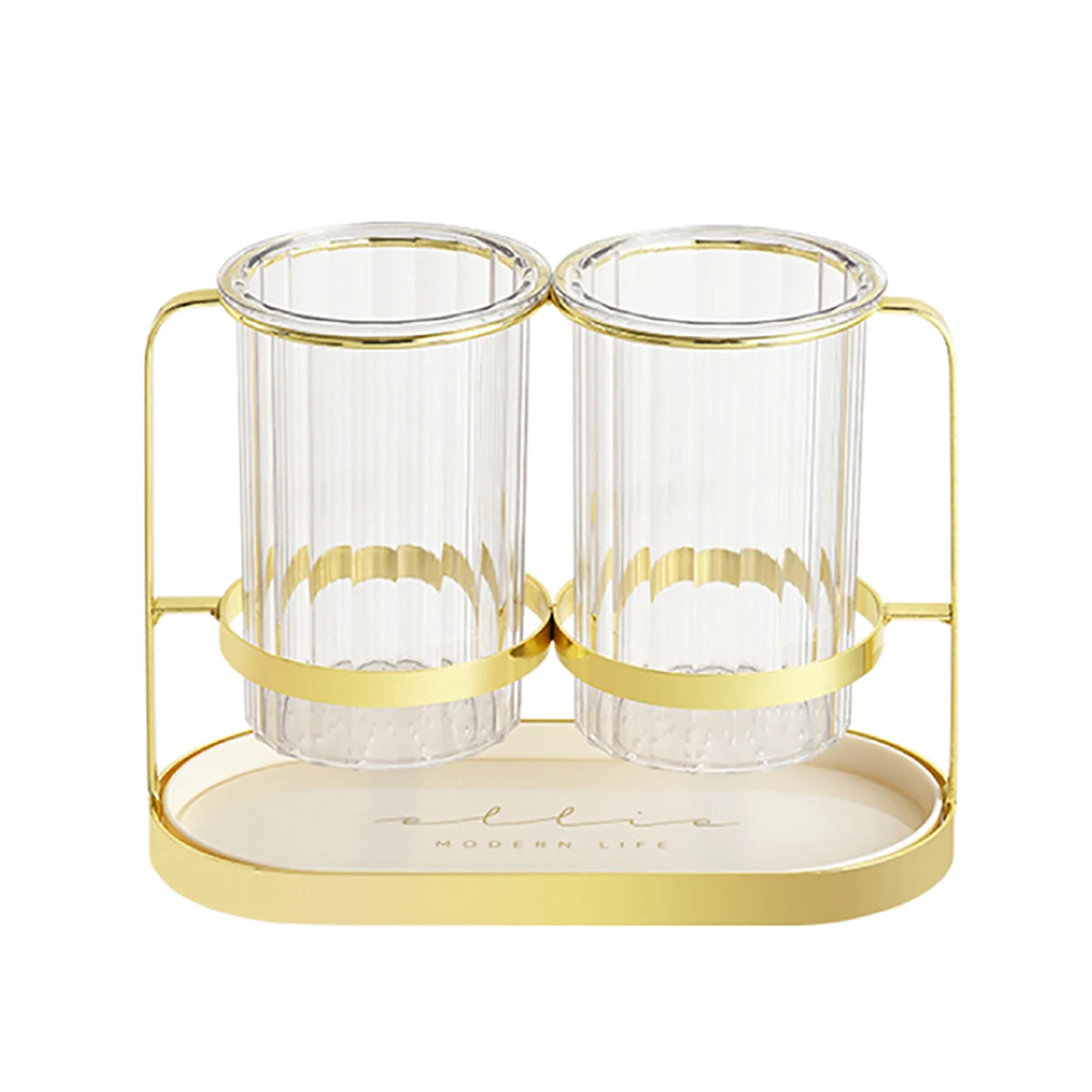 Modern Draining Chopsticks Organizer with Utensil Holder and Sink Tray – view 7