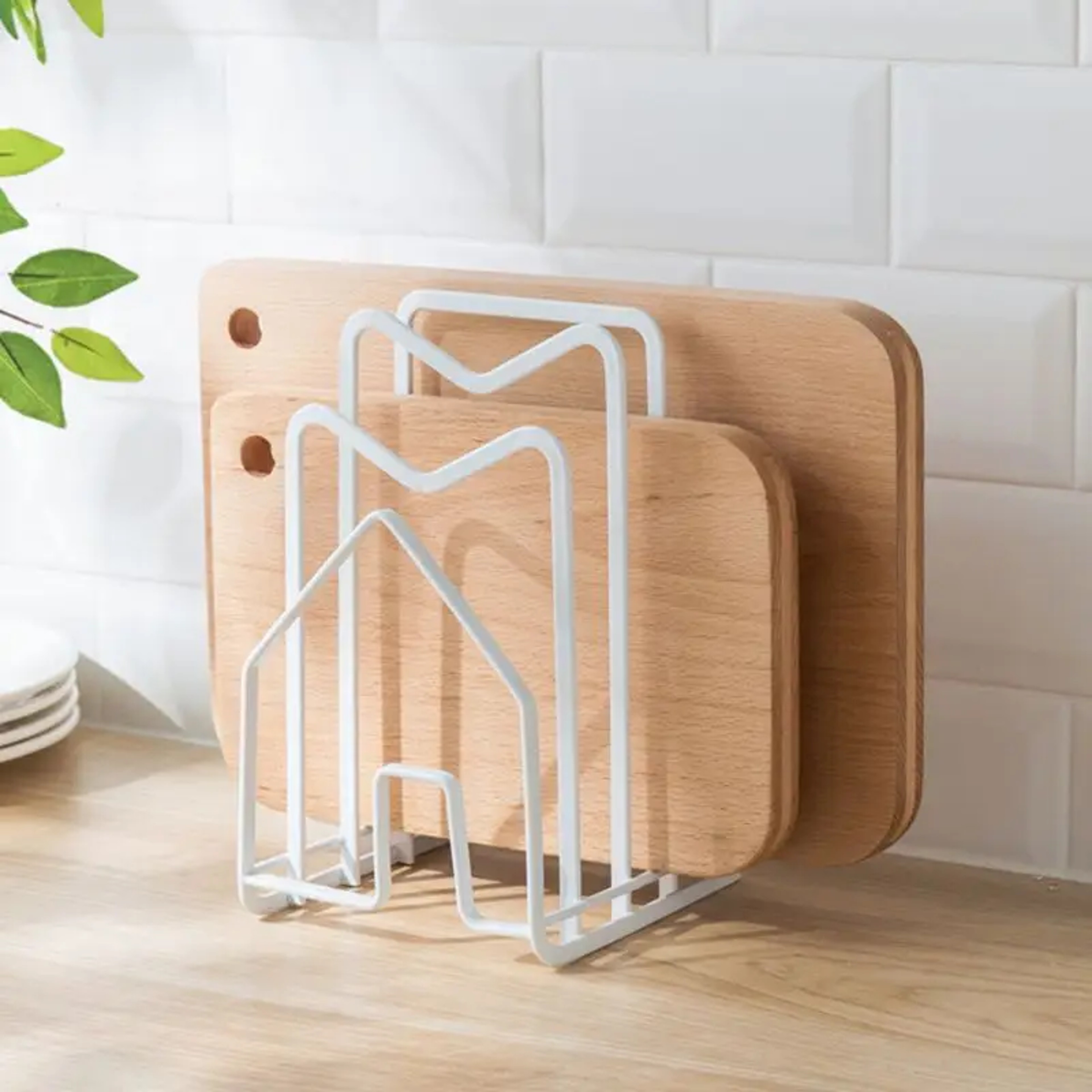 Multi Layer Kitchen Organizer Rack For Cutting Boards Pot Lids  Plates Storage 2