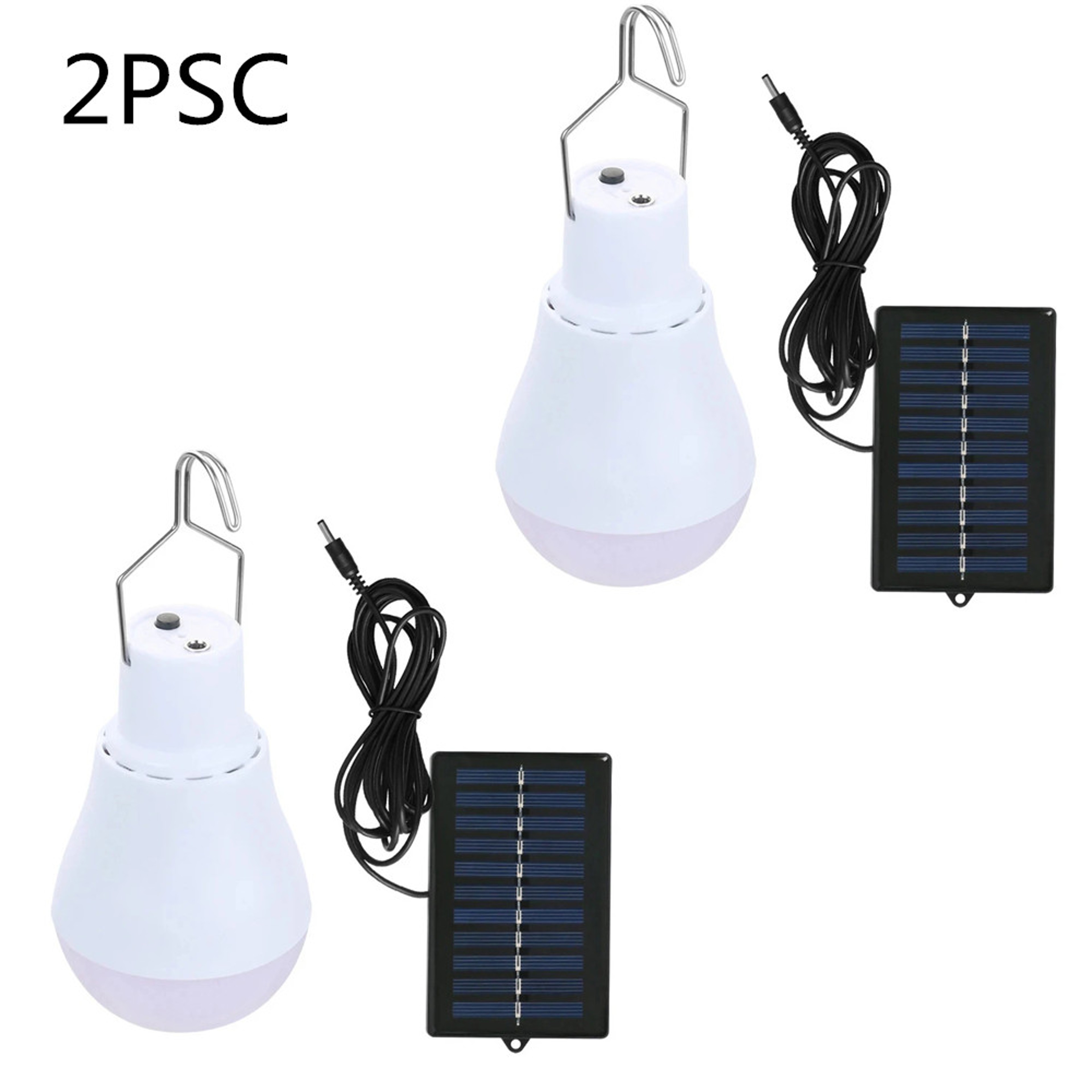 Solar Powered LED Camping Lamp Rechargeable Portable Light For Emergency Outdoor Use 6