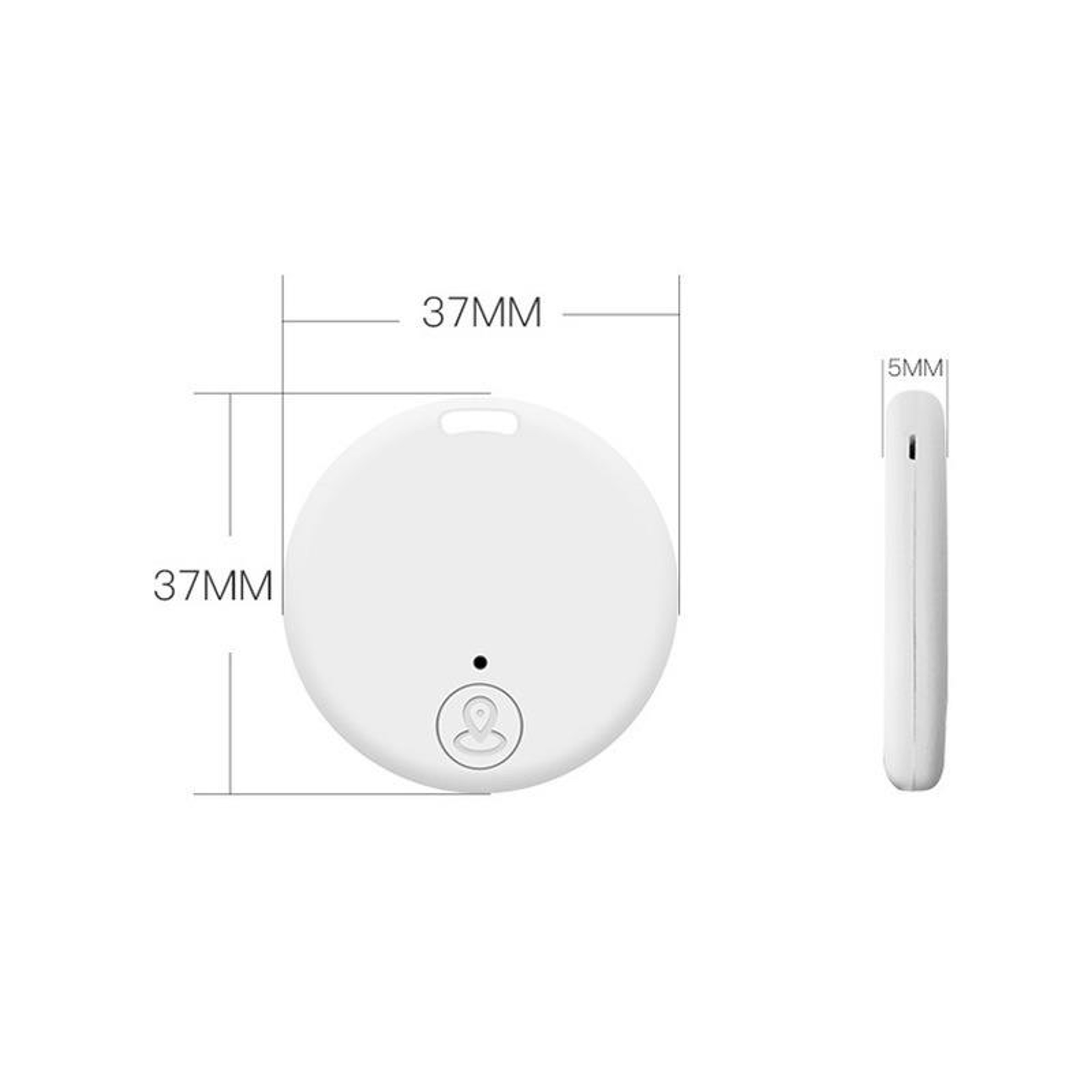 Smart Bluetooth GPS Tracker Tag For Pets Keys Wallet Anti Lost Finder Device 5