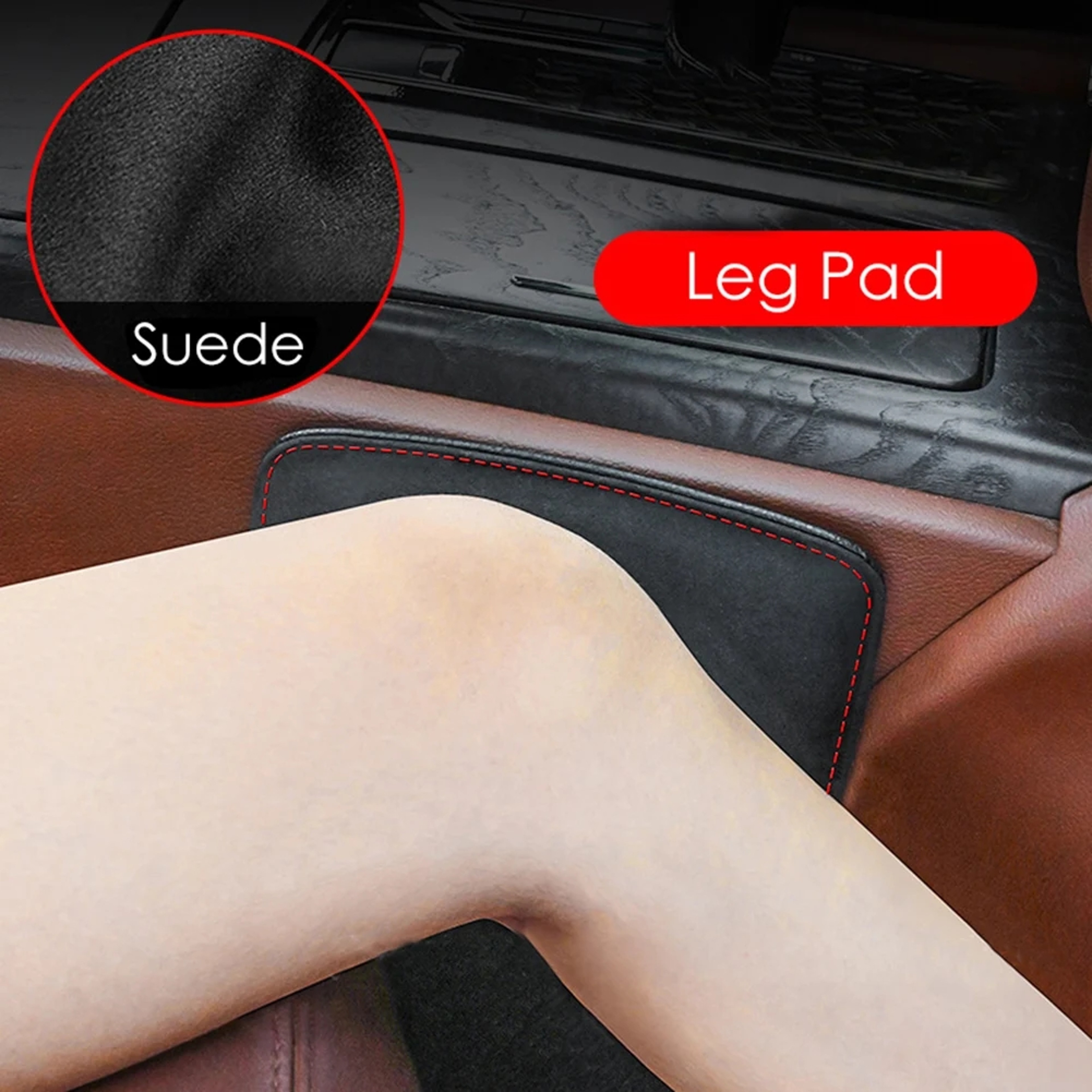 Memory Foam Car Knee Cushion  Headrest Pillow For Ultimate Driving Comfort 4