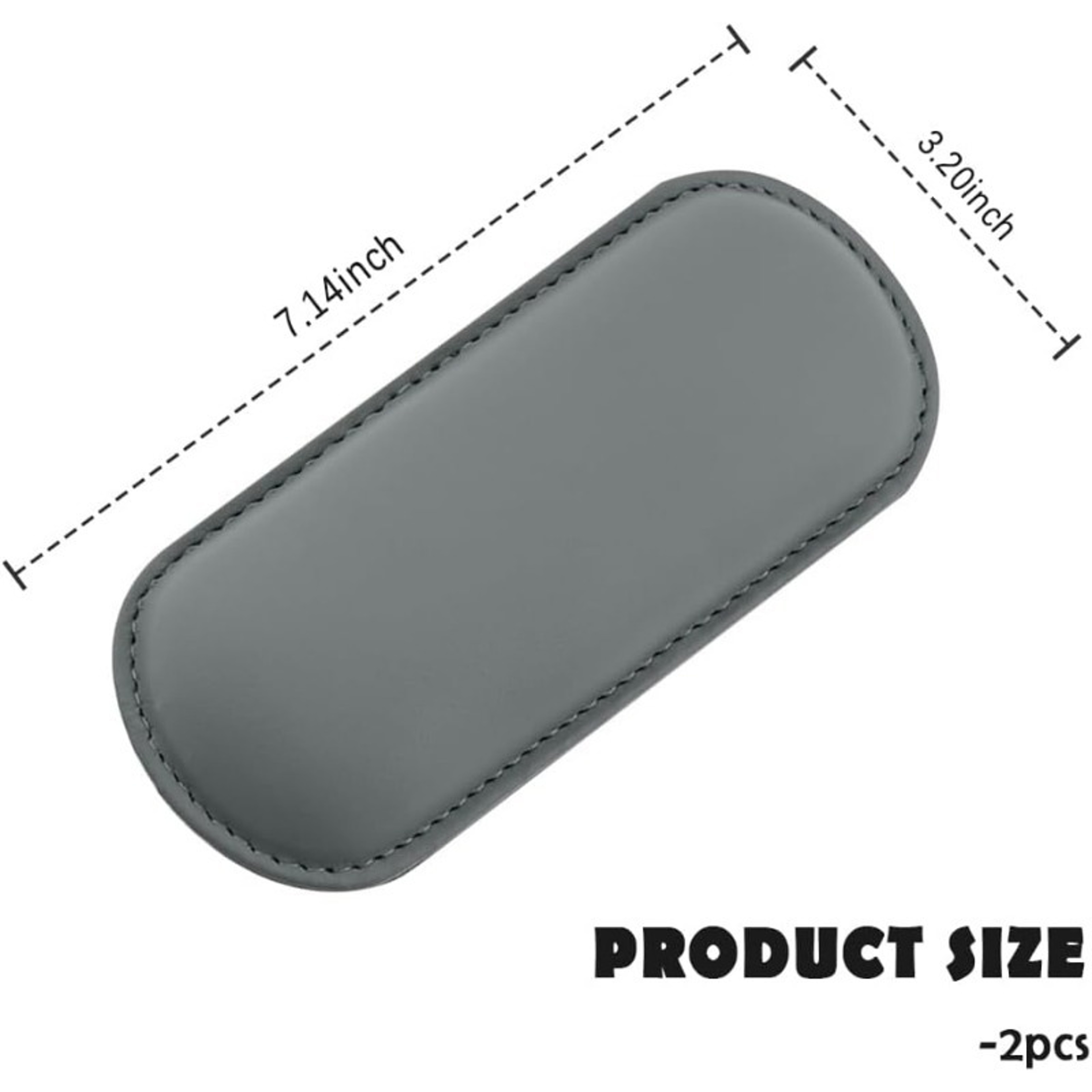 Ergonomic Car Armrest Pads Memory Foam Cushion for Door Comfort Support – view 2