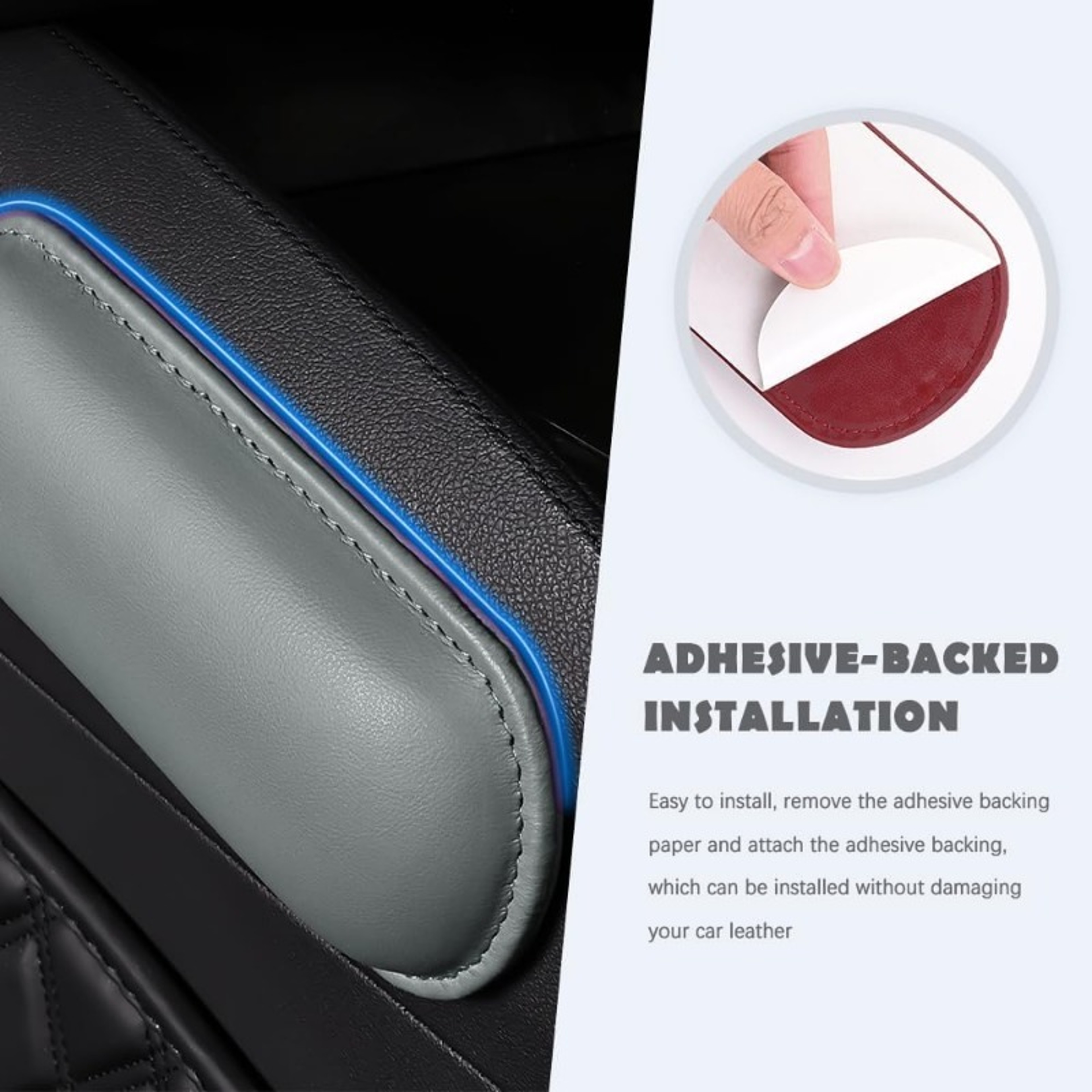 Ergonomic Car Armrest Pads Memory Foam Cushion for Door Comfort Support – view 3