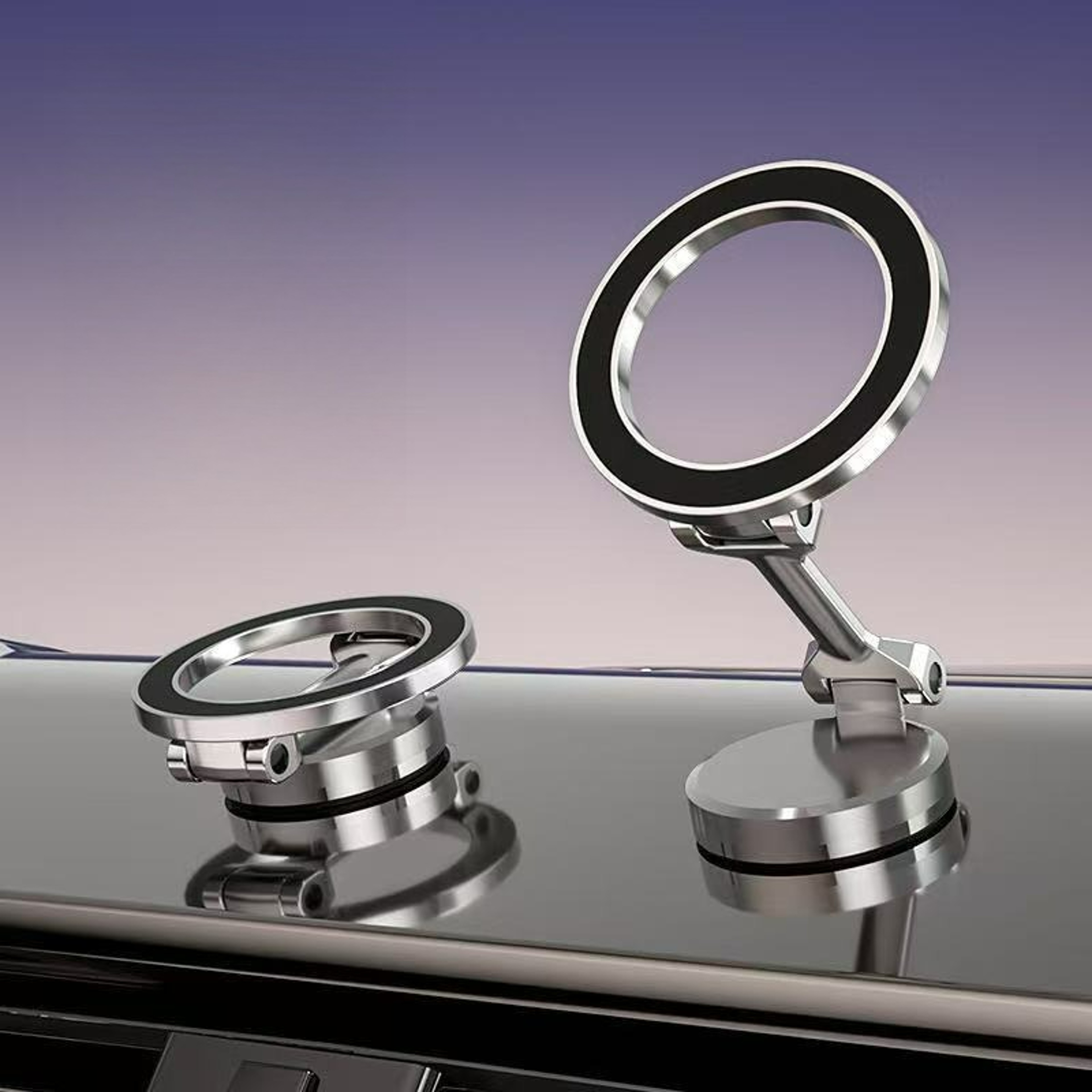 Magnetic Car Phone Holder Metal Mount for iPhone Dashboard Air Vent – view 8