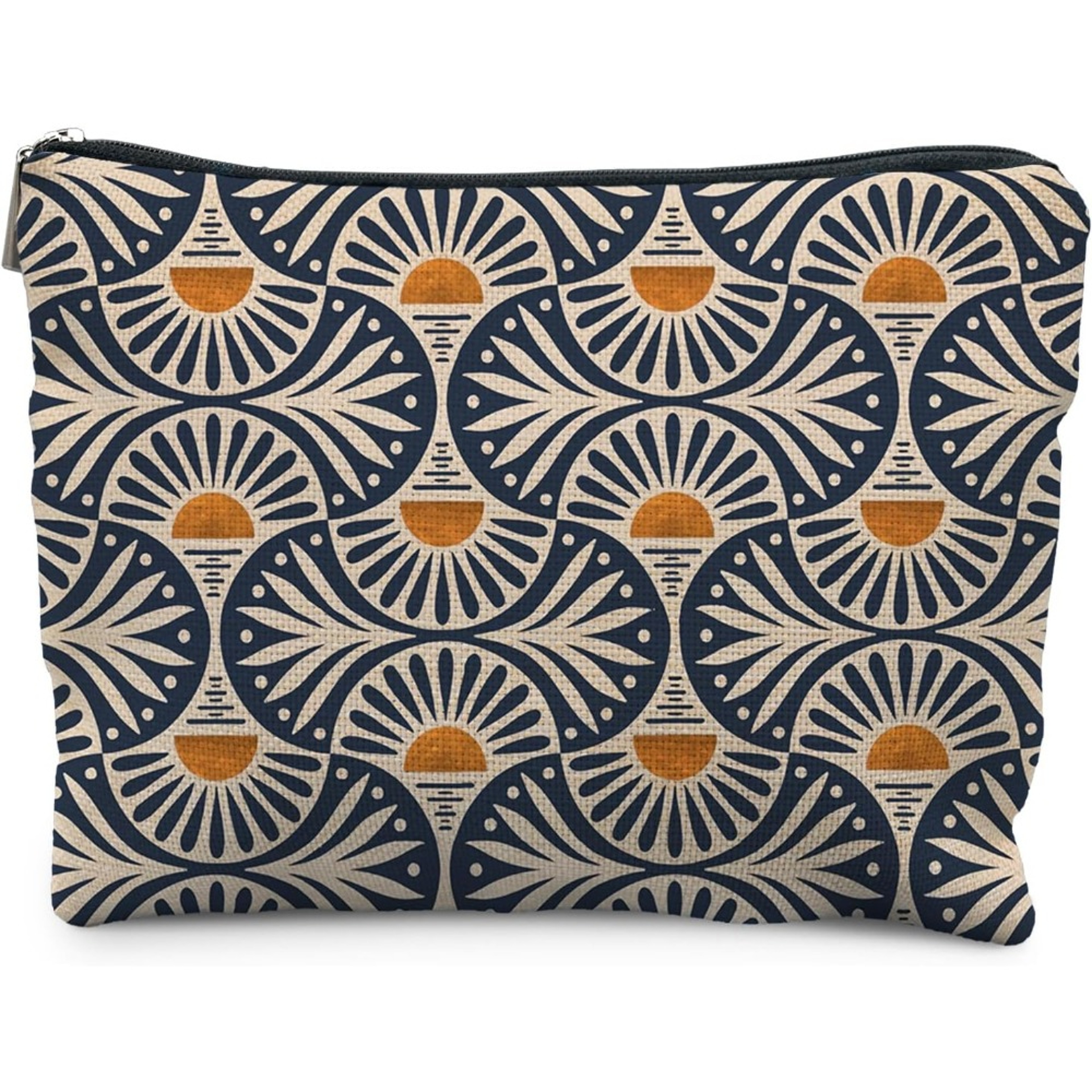 Boho Makeup Bag Aesthetic Cosmetic Pouch Travel Toiletry Organizer for Women – view 1