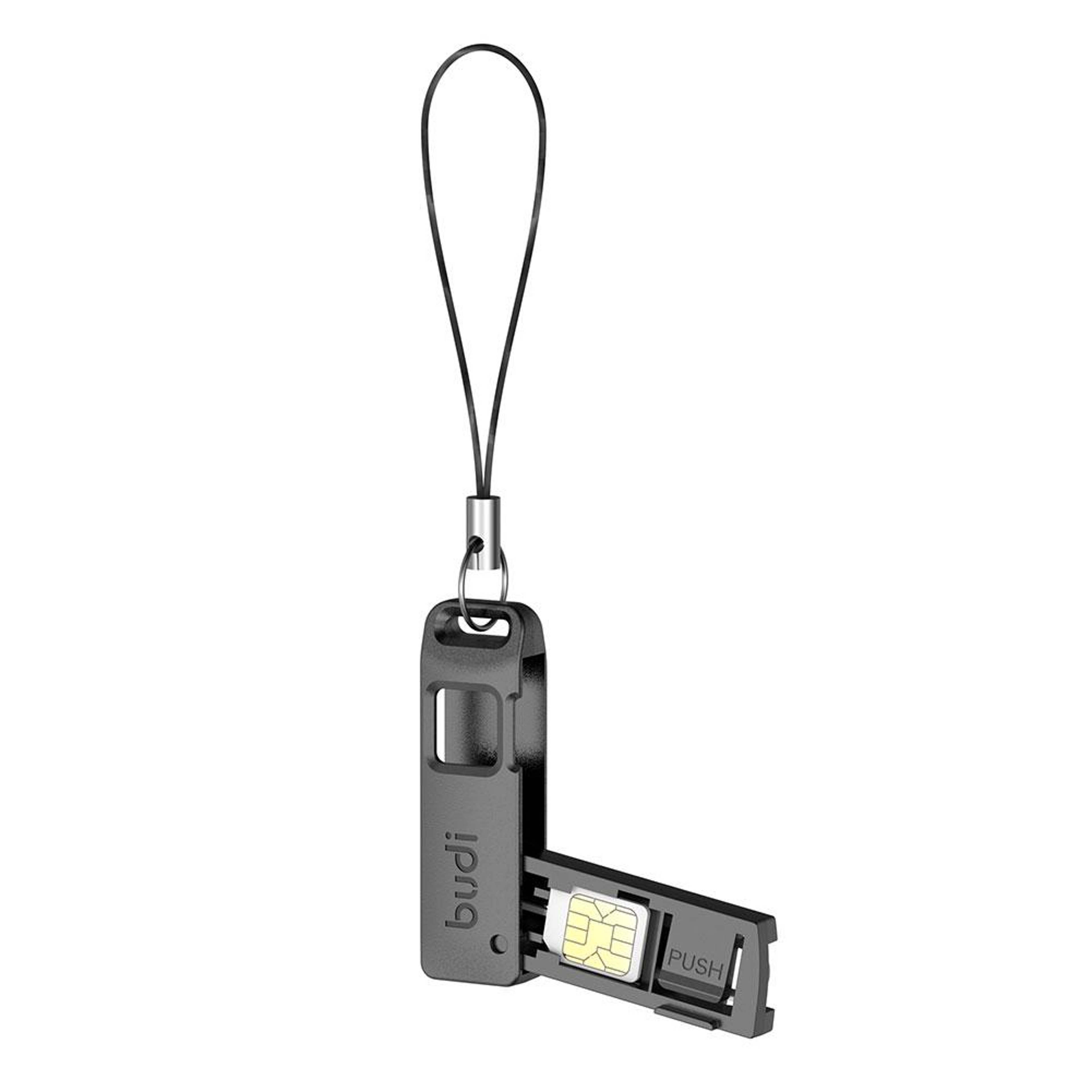 Multi Function SIM Card Holder Case with Ejector Tool & Lanyard Portable Storage Box – view 5