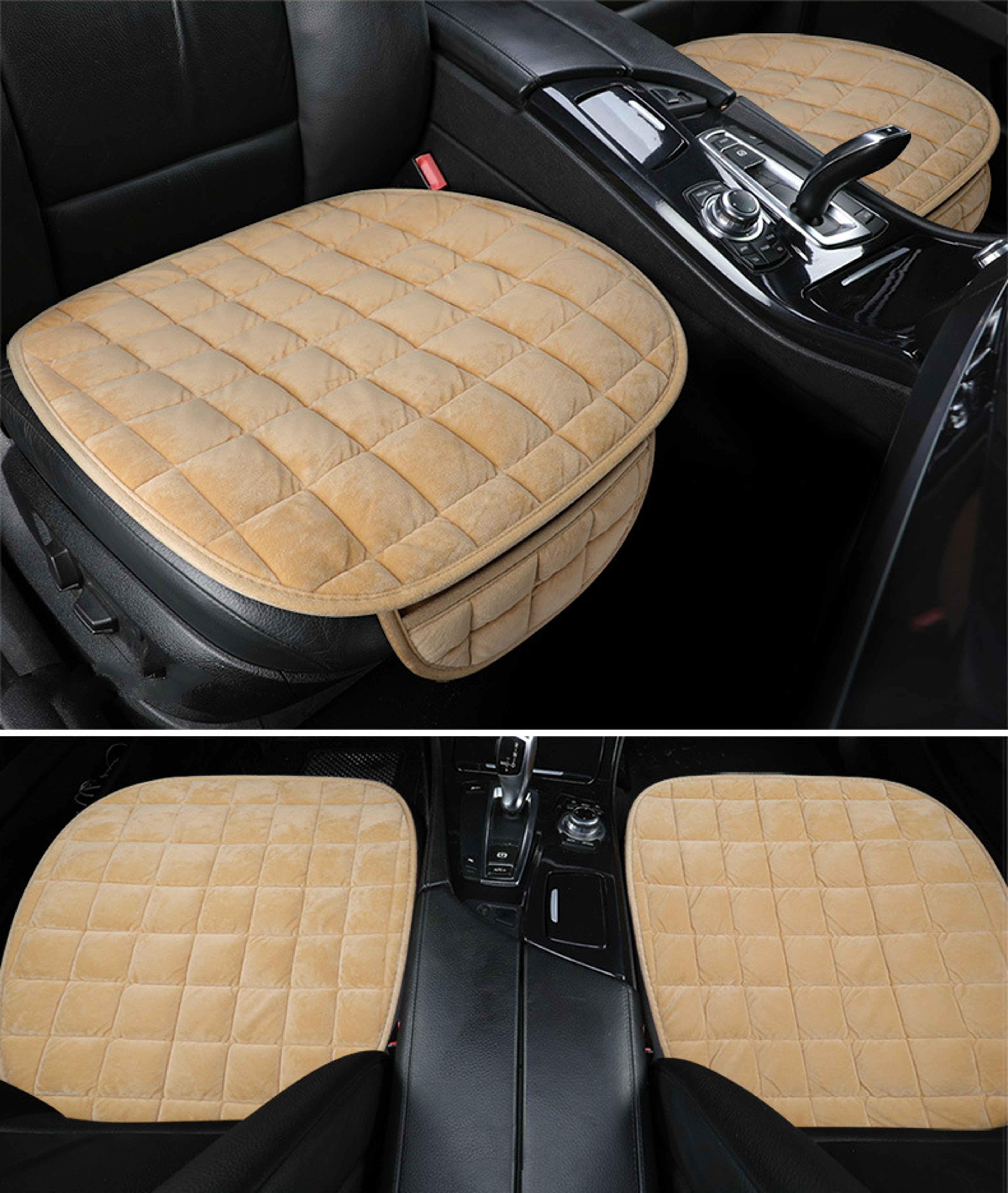 Winter Warm Car Seat Cushion Non Slip Breathable Seat Cover Protector 4