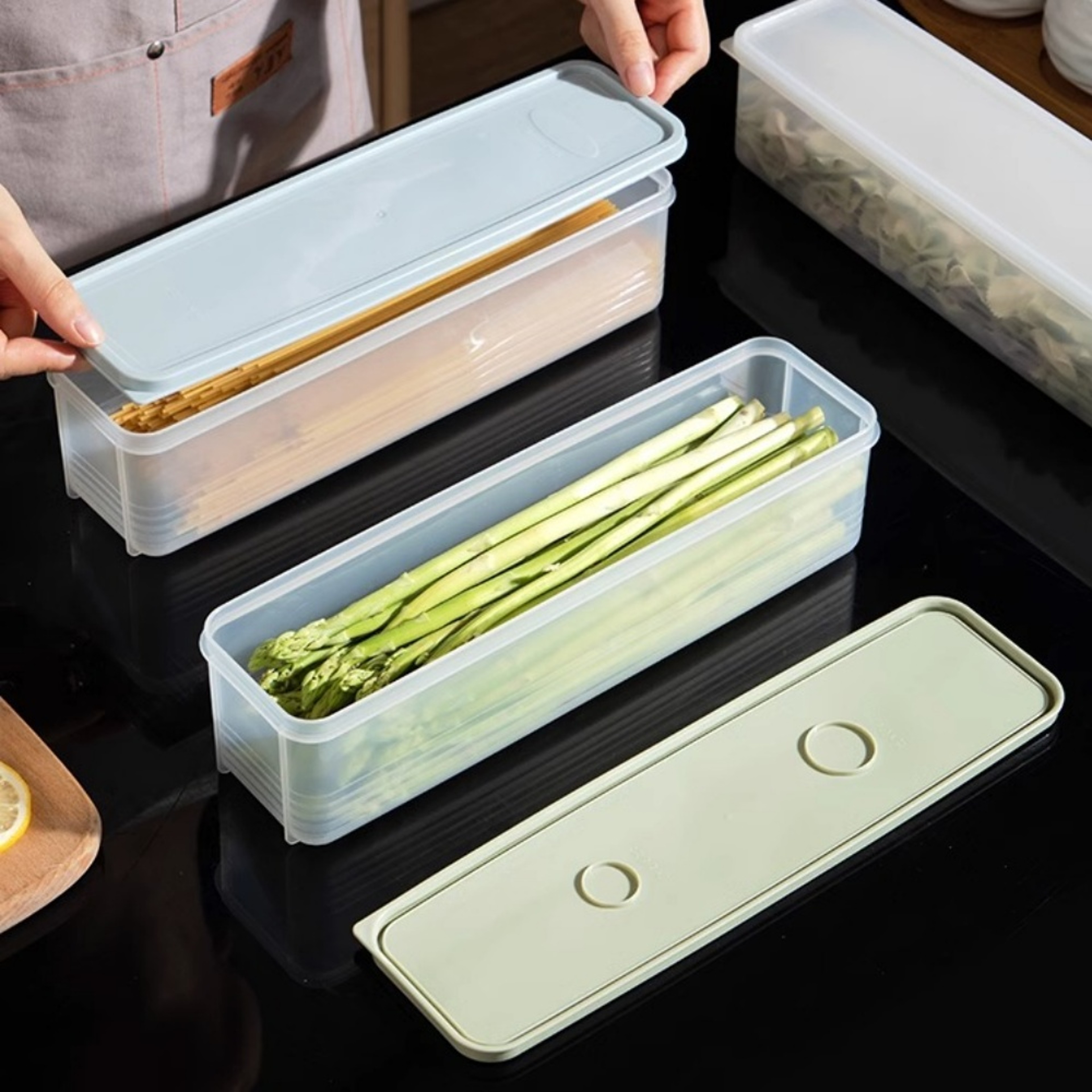Piece Airtight Refrigerator Storage Containers For Fresh Food  Meal Prep 0