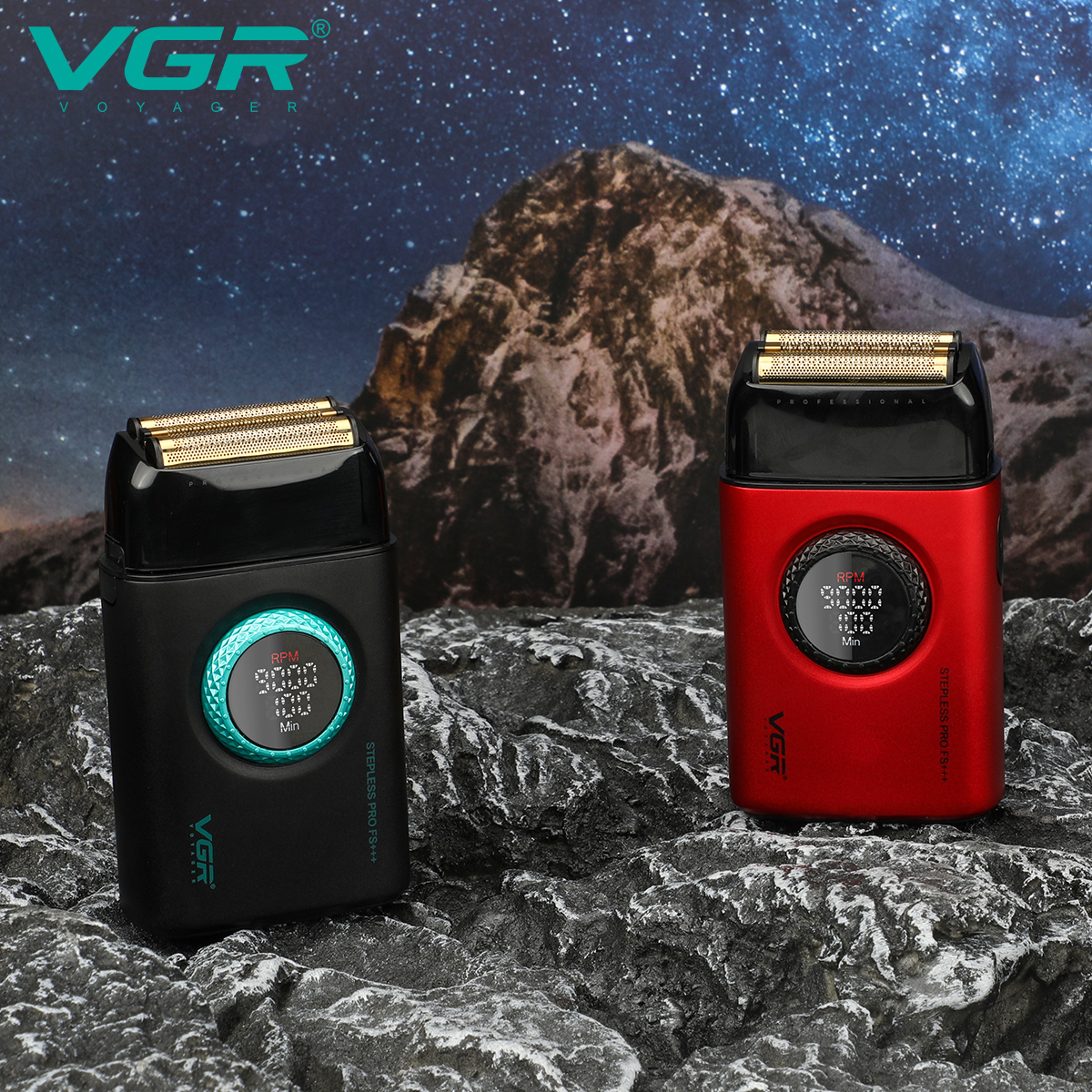 VGR Electric Foil Shaver For Men With Triple Blade Precision  LED Display 2