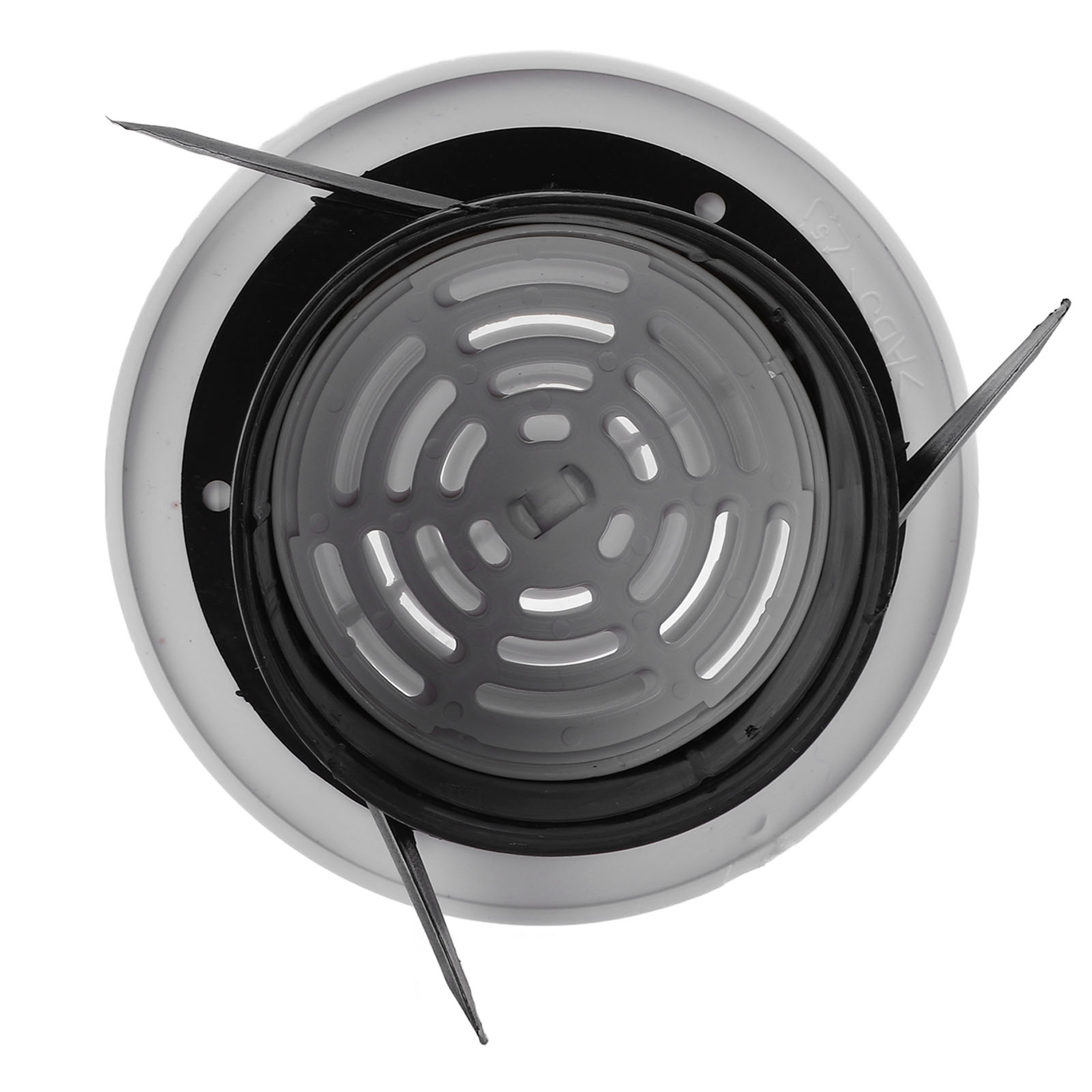 Round Air Vent Louver ABS Adjustable Vent Grille for Bathroom Kitchen – view 4