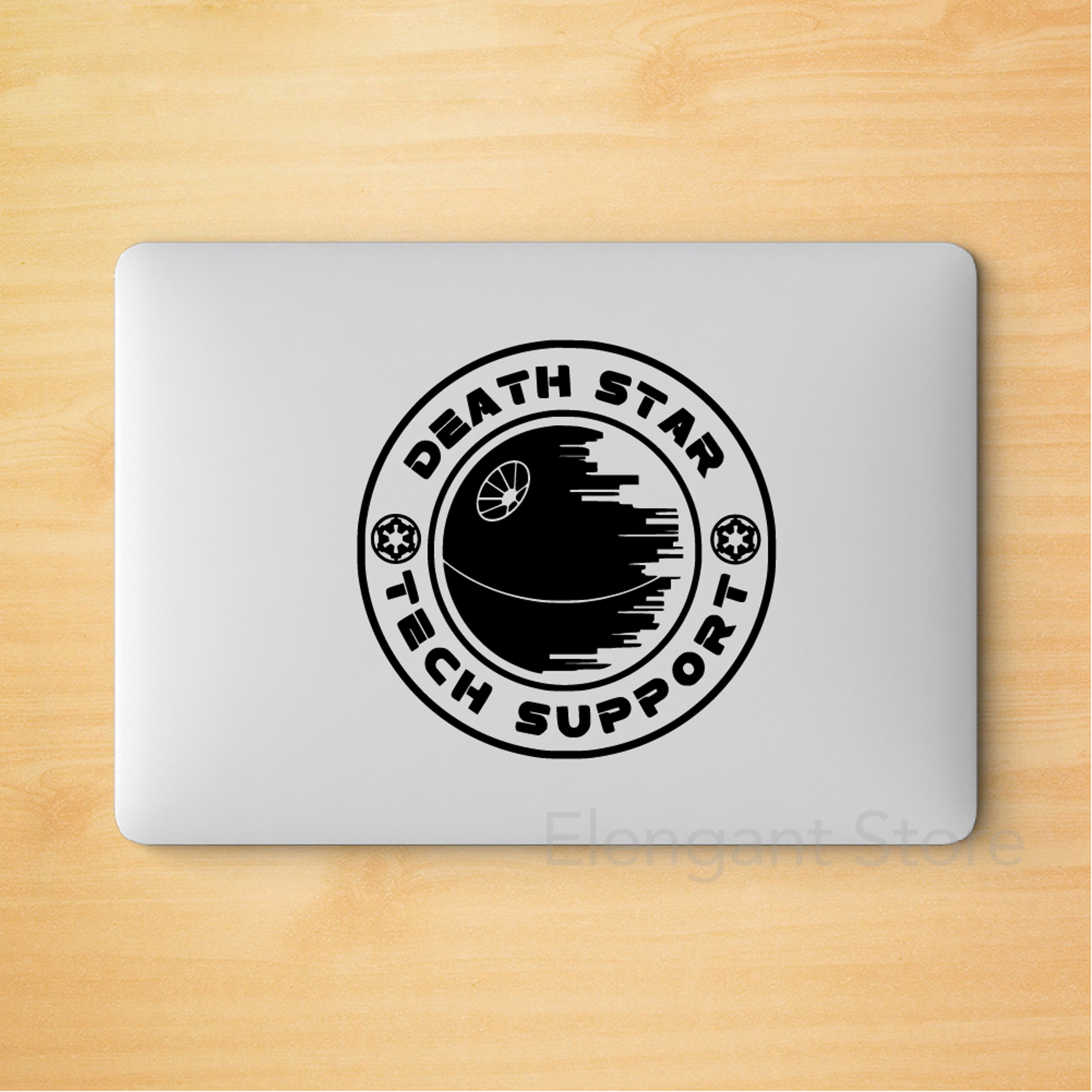 Death Star Tech Support Vinyl Decal For Car Windows Laptops Water Bottles  Wall Decor 2