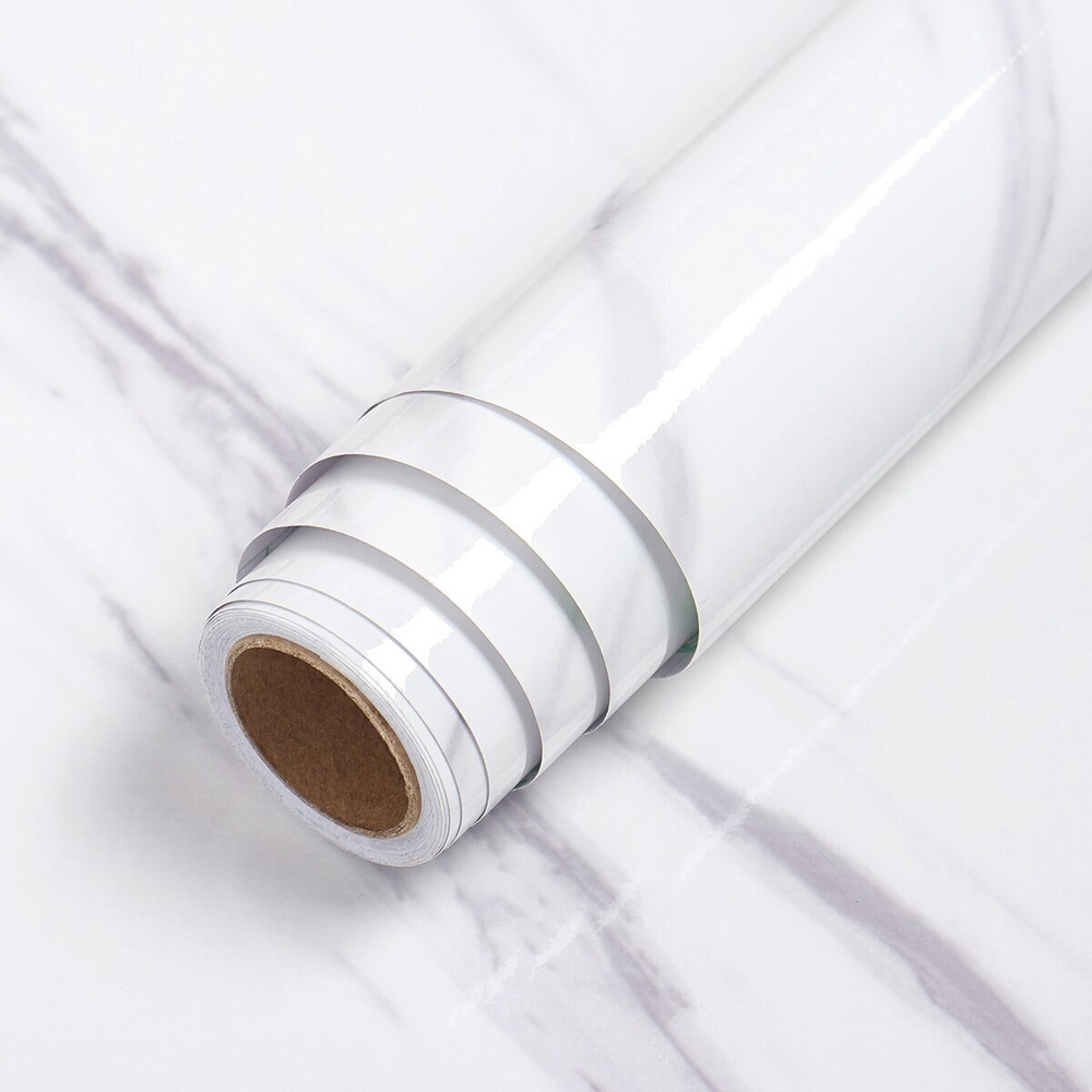 Waterproof Peel and Stick Wallpaper White Self Adhesive Contact Paper for Walls, Cabinets & Home Decor – view 6