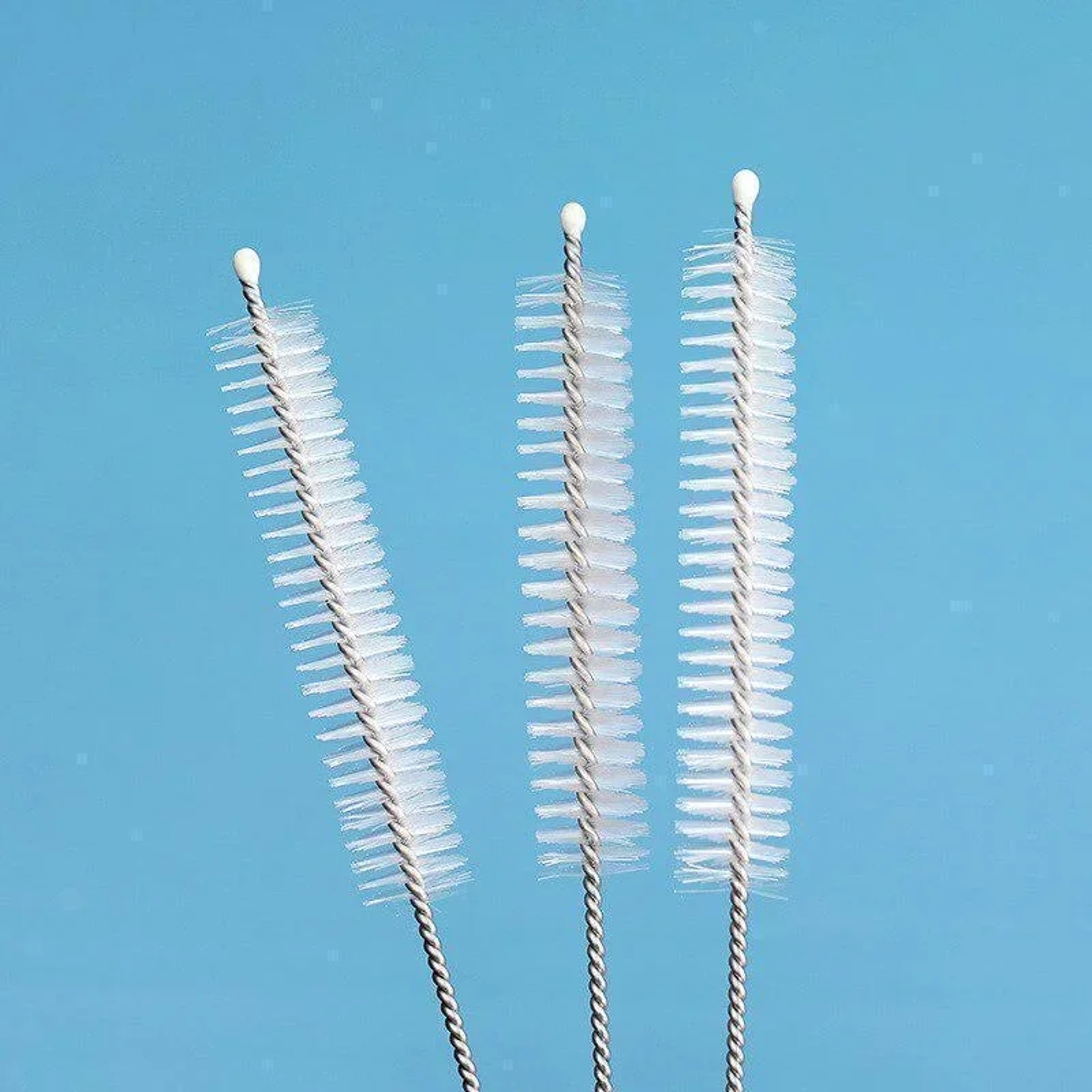 Reusable Straw Cleaning Brush Set with Stainless Steel Handle for Bottles, Tubes & Pacifiers – view 4