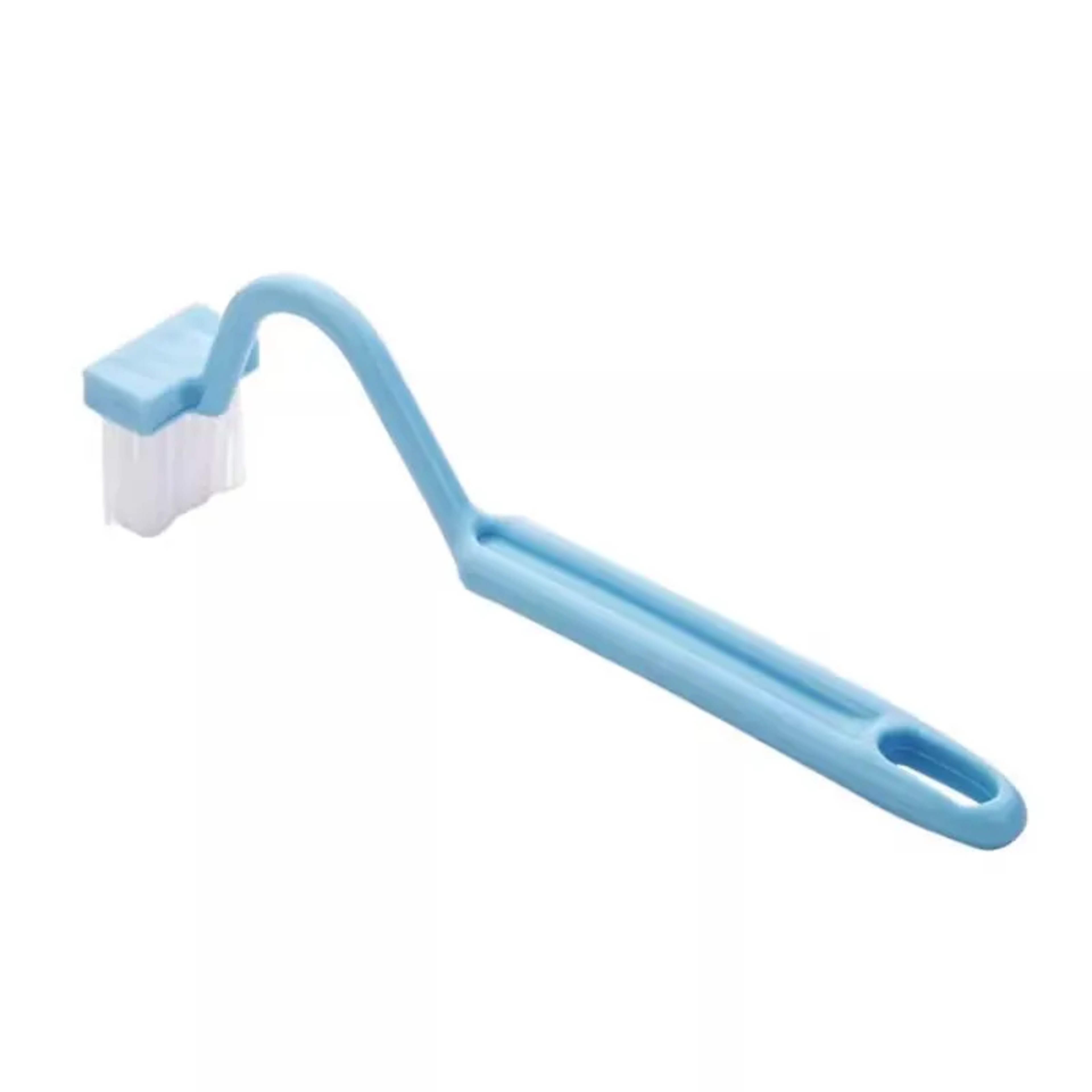 S Shape Toilet Cleaning Brush with Curved Handle Portable Corner WC Scrubber – view 5