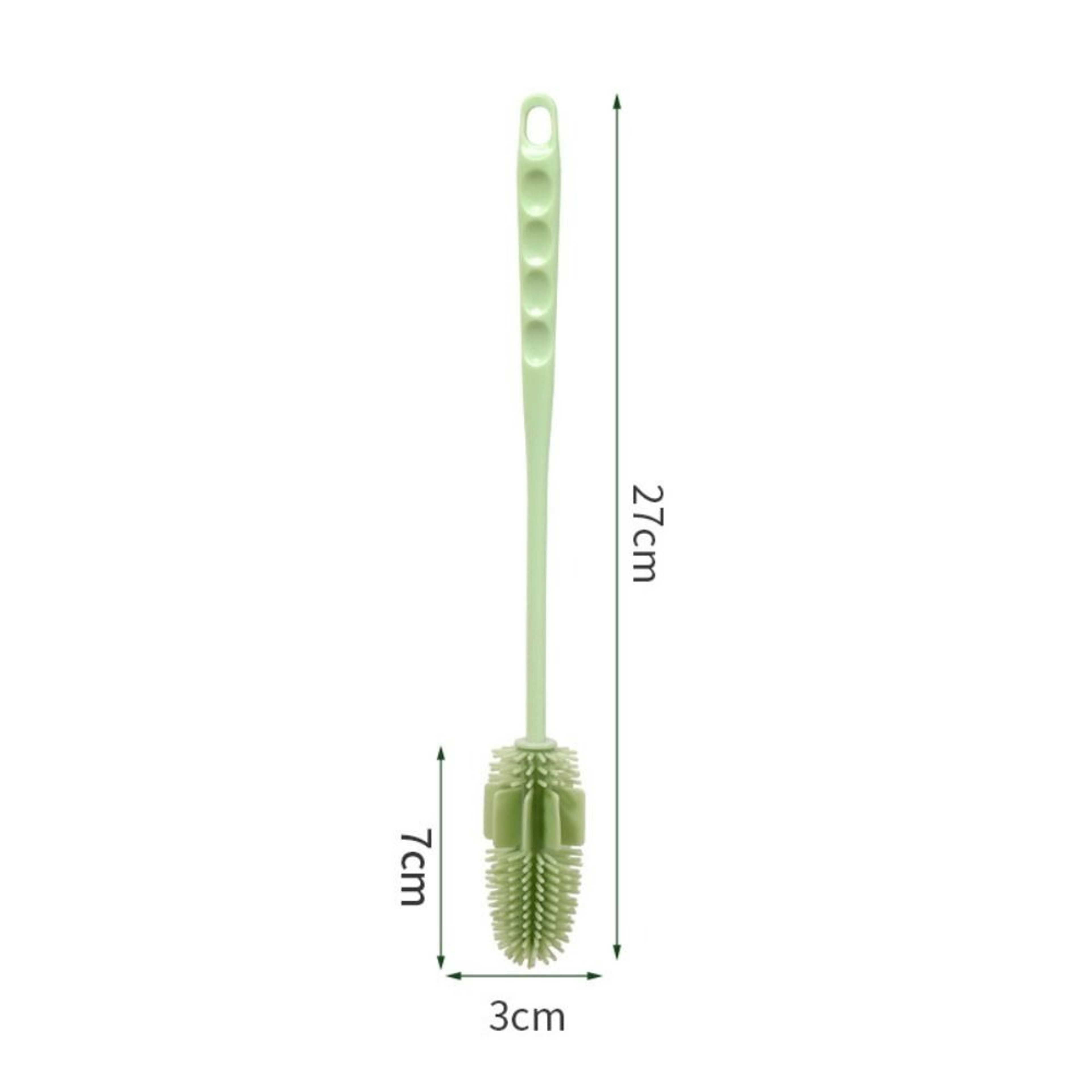 Silicone Bottle Brush with Long Handle for Deep Cleaning Water Bottles & Cups – view 7