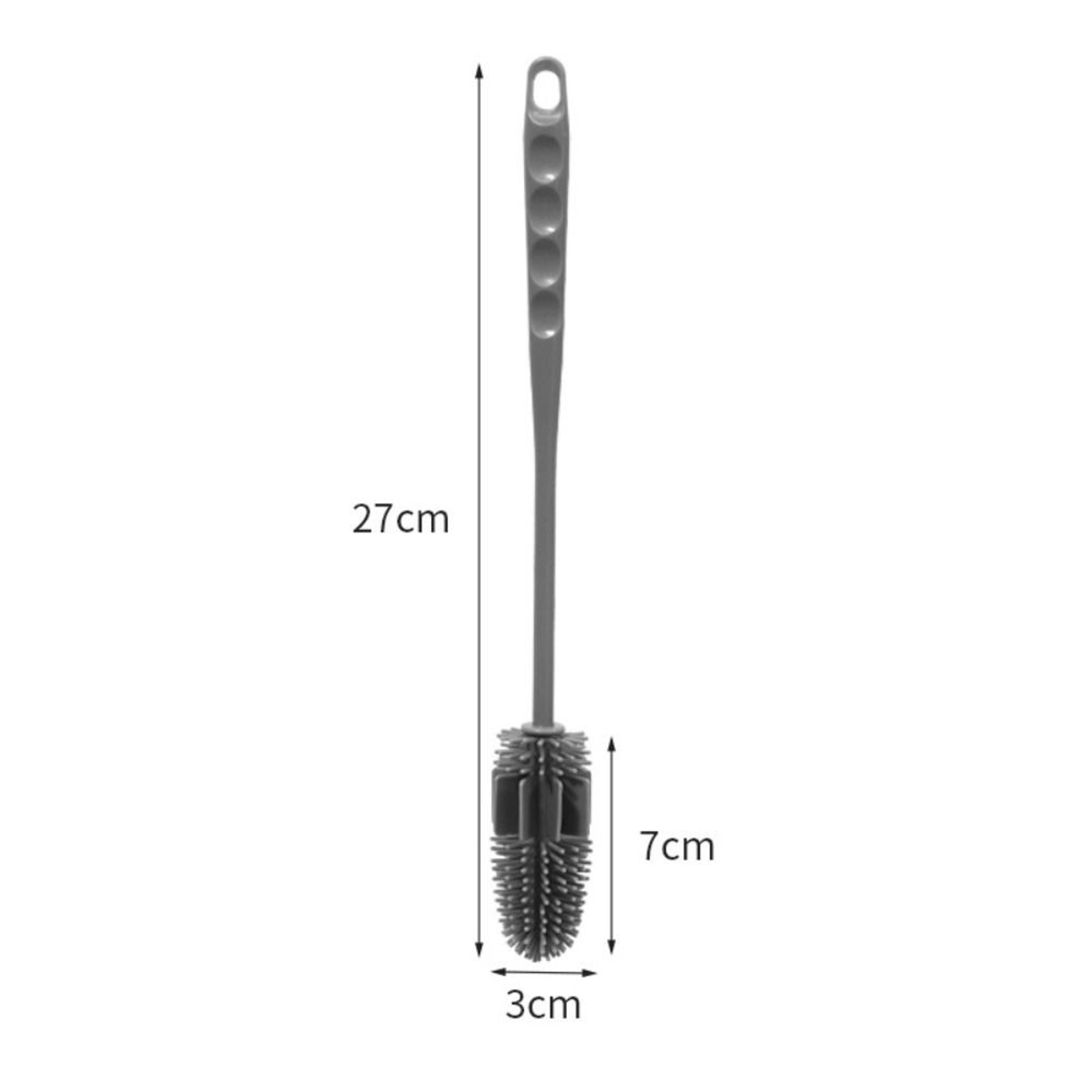 Silicone Bottle Brush with Long Handle for Deep Cleaning Water Bottles & Cups – view 9