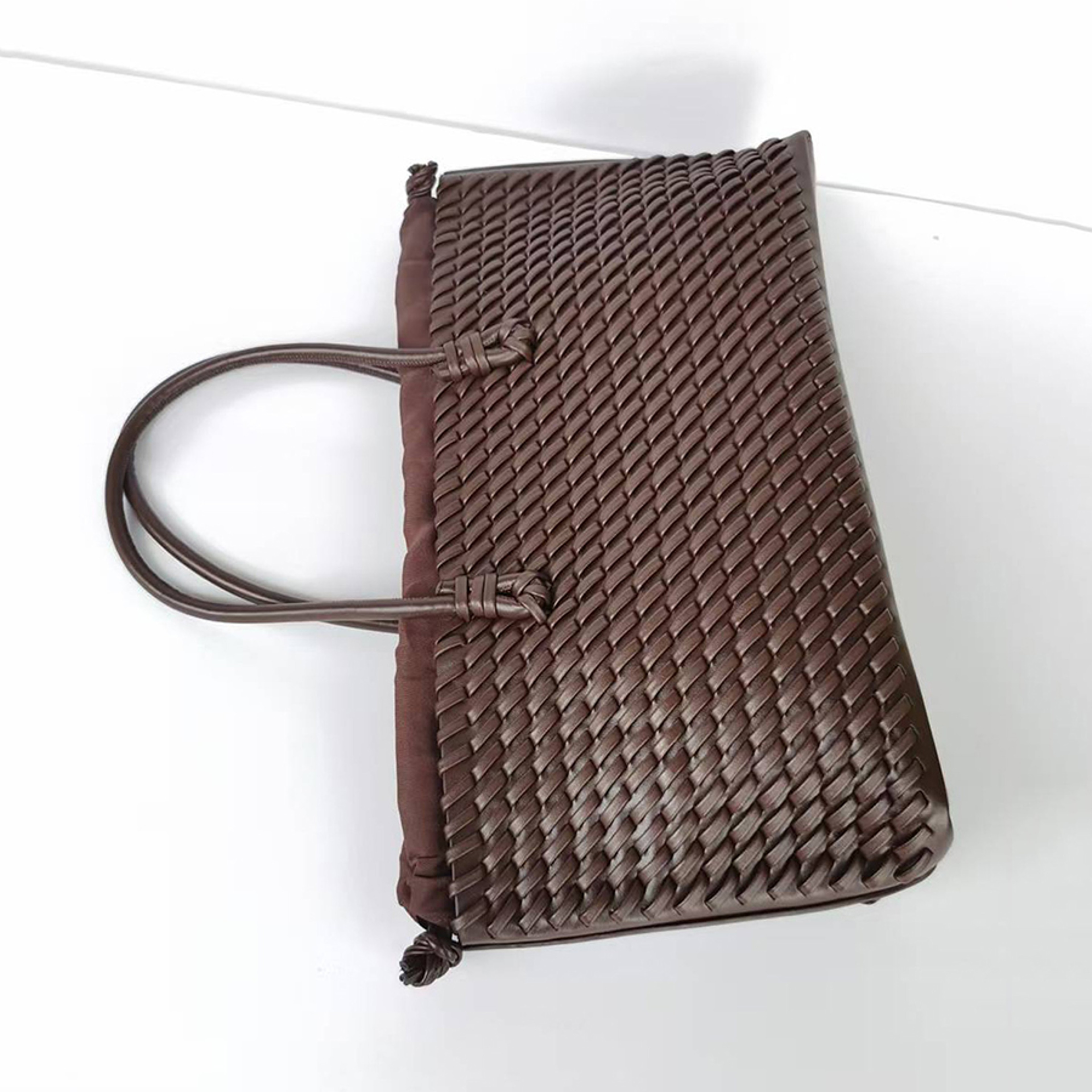 Large Woven Tote Bag For Women Fashion Shoulder Tote Bag With Extra Large Capacity For Work  Travel 4