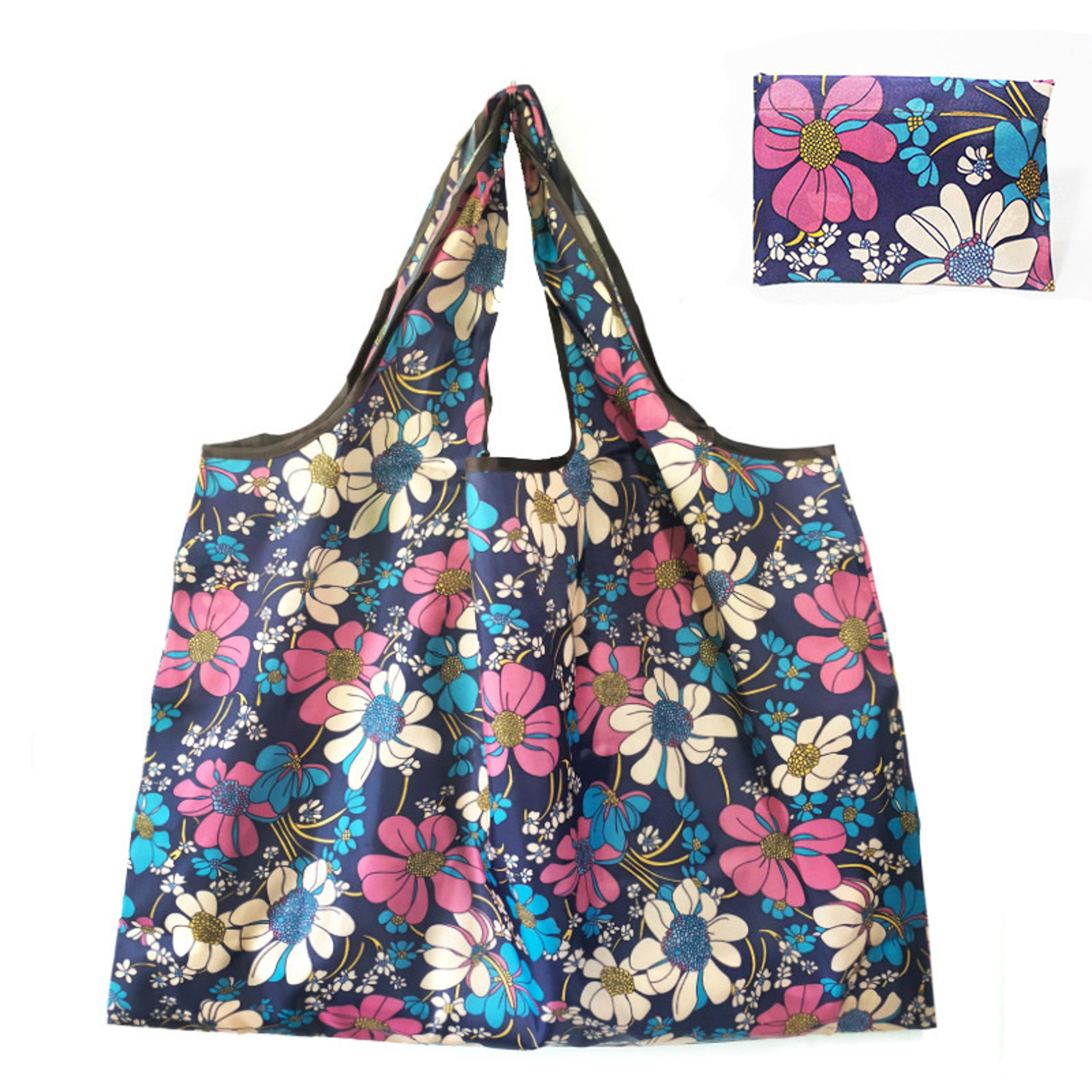 Large Capacity Foldable Shopping Bag Reusable Travel Tote for Grocery, Shopping & Daily Carry – view 9