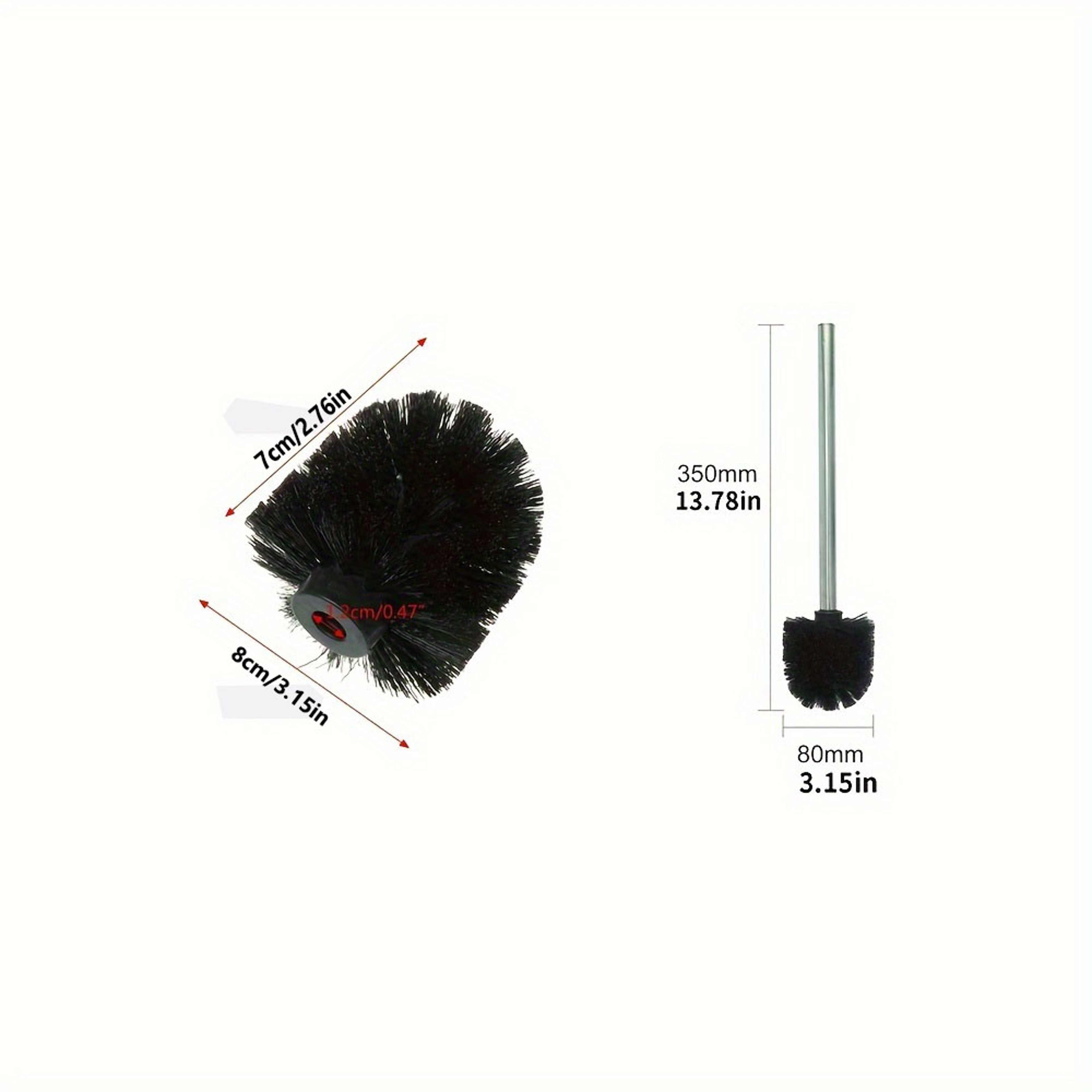 Detachable Toilet Brush With Reusable Brush Head For Deep Bathroom Cleaning 6