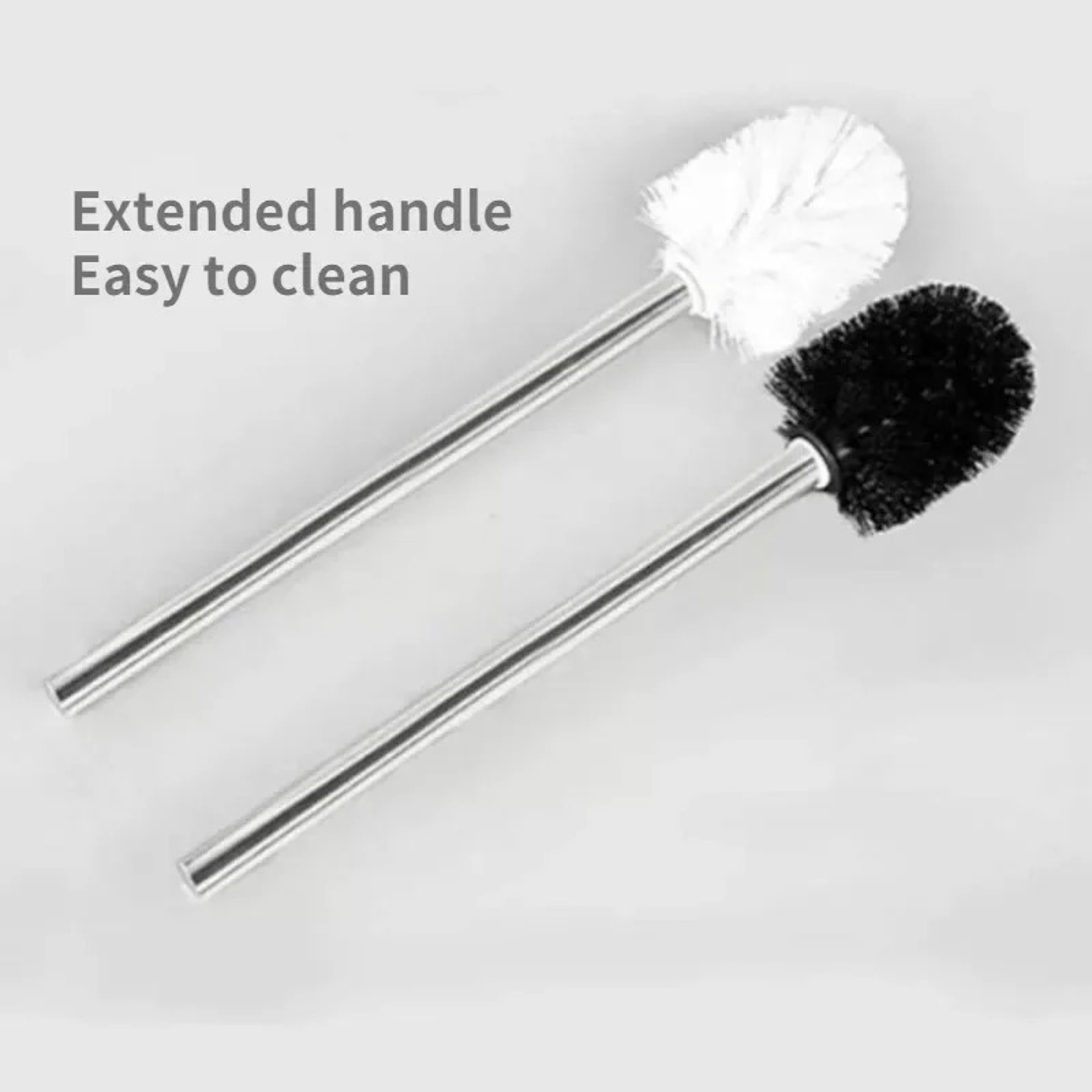 Japanese Stainless Steel Toilet Brush For Deep Cleaning Modern Bathroom 2