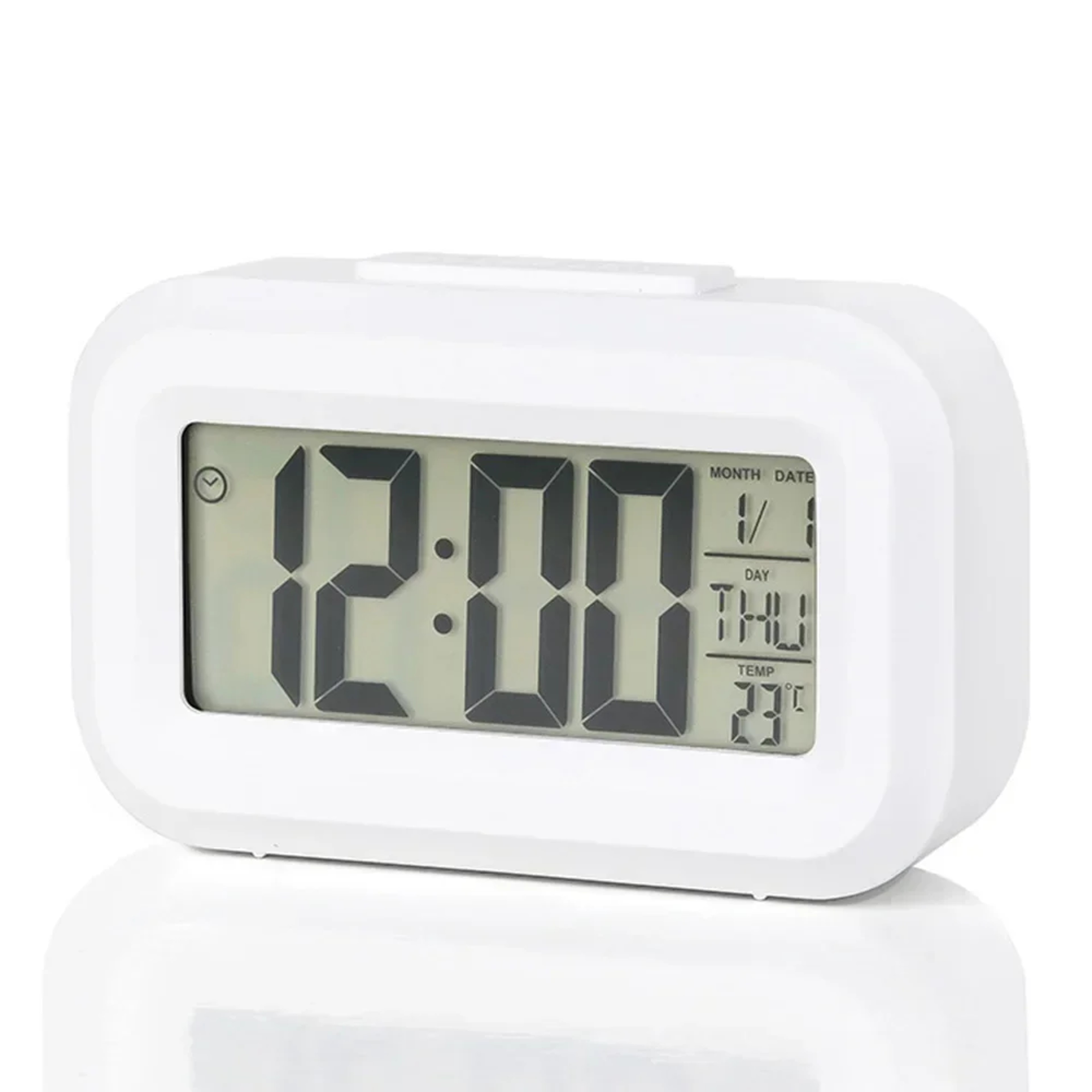 LED Digital Alarm Clock with Calendar Backlight Multifunction Desk Clock for Bedroom Office – view 11