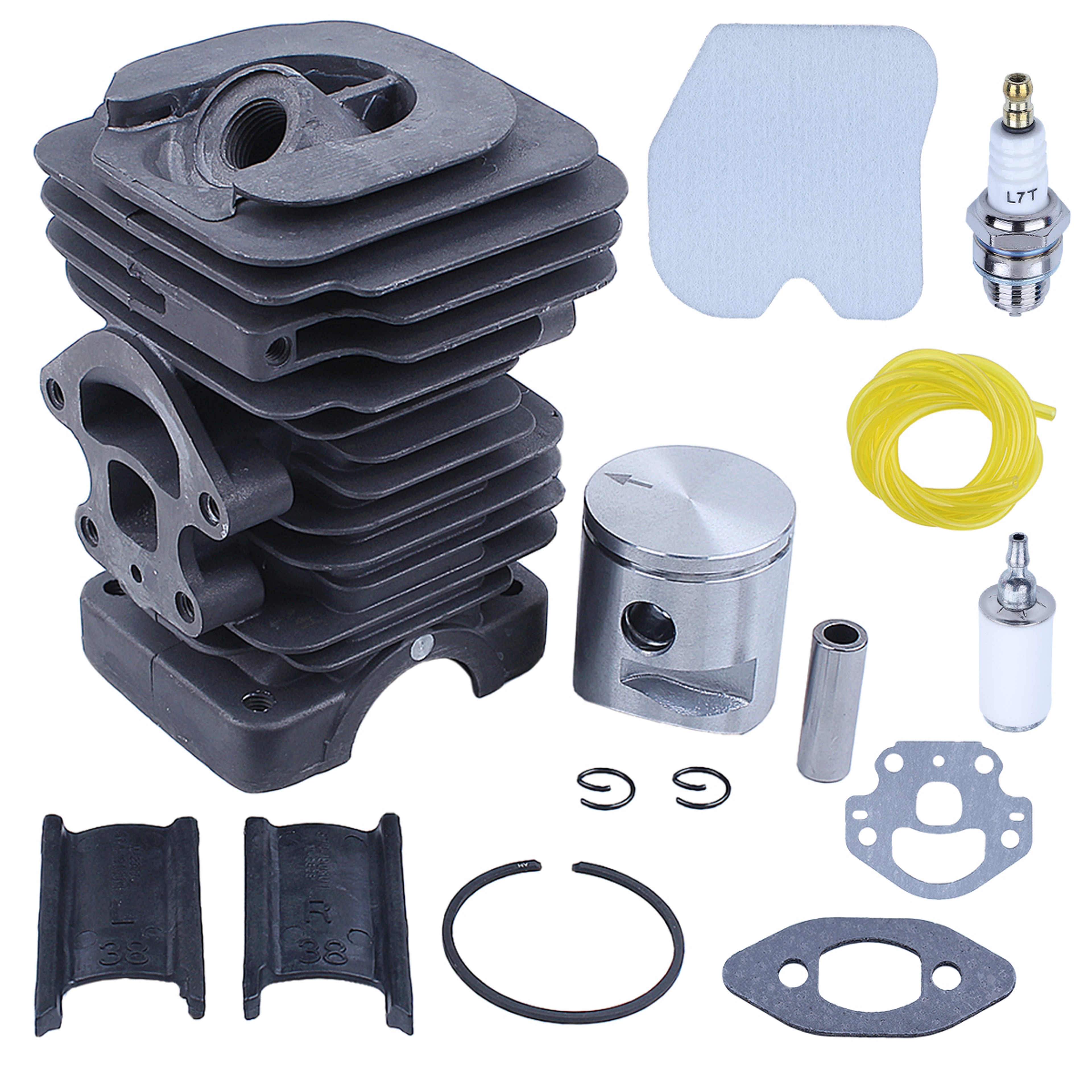 Husqvarna Chainsaw Cylinder Kit with Piston Carburetor and Filters – view 3