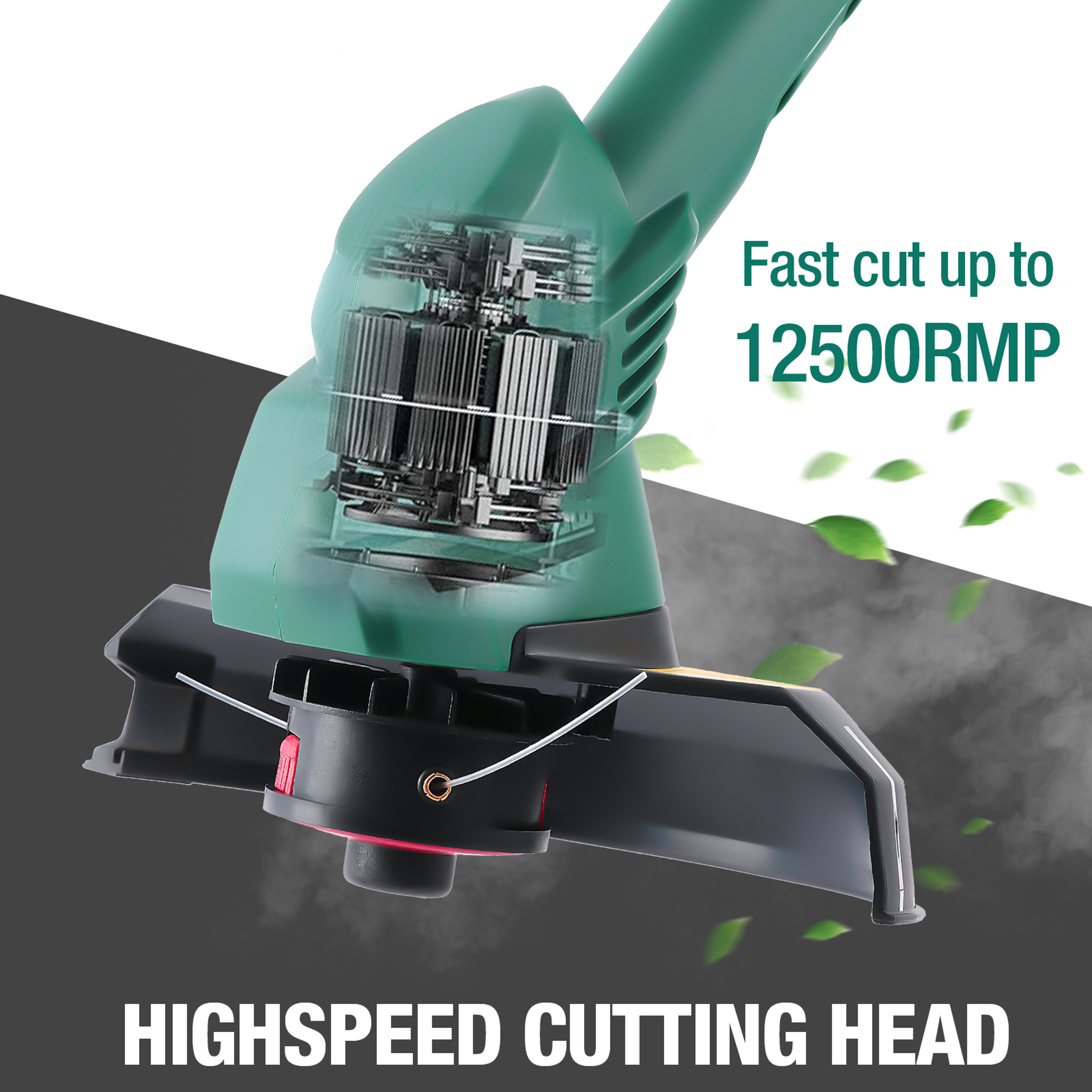 Electric Grass Trimmer with Cutting Width and Automatic Line Feed – view 4