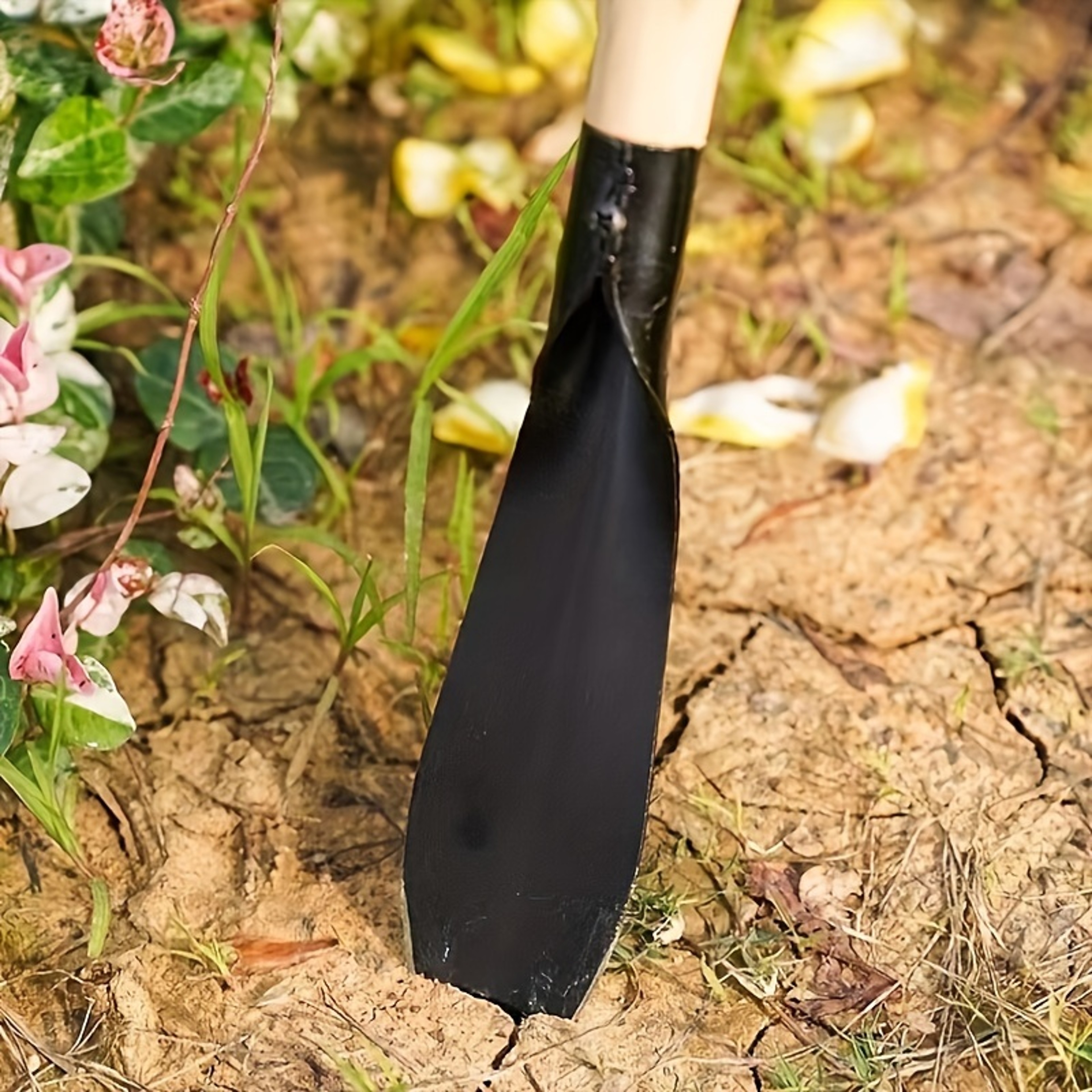 Manganese Steel Garden Trowel Set for Planting Weeding and Digging – view 5