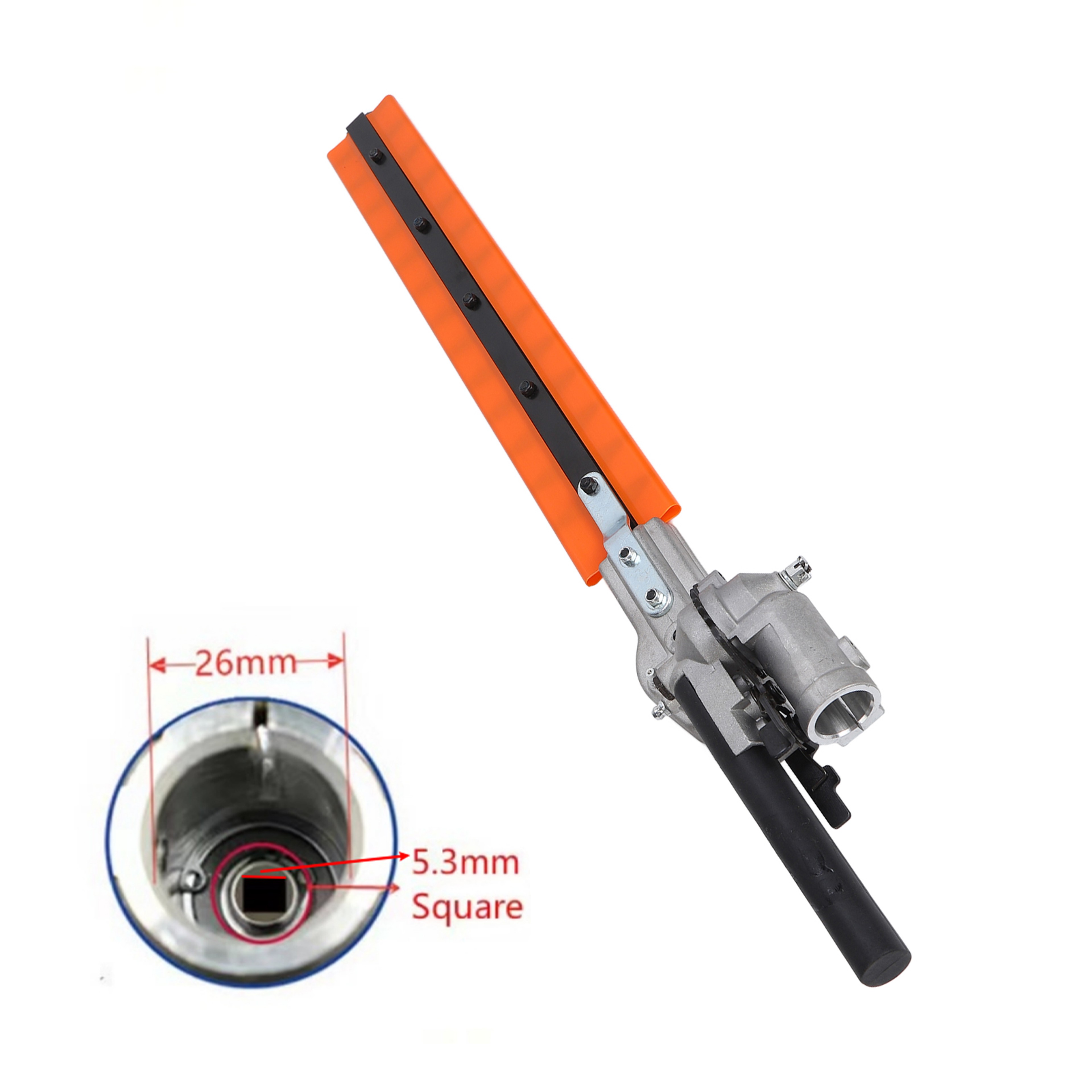 Hedge Trimmer Attachment for Brush Cutter Double Blade Trimming Head – view 5