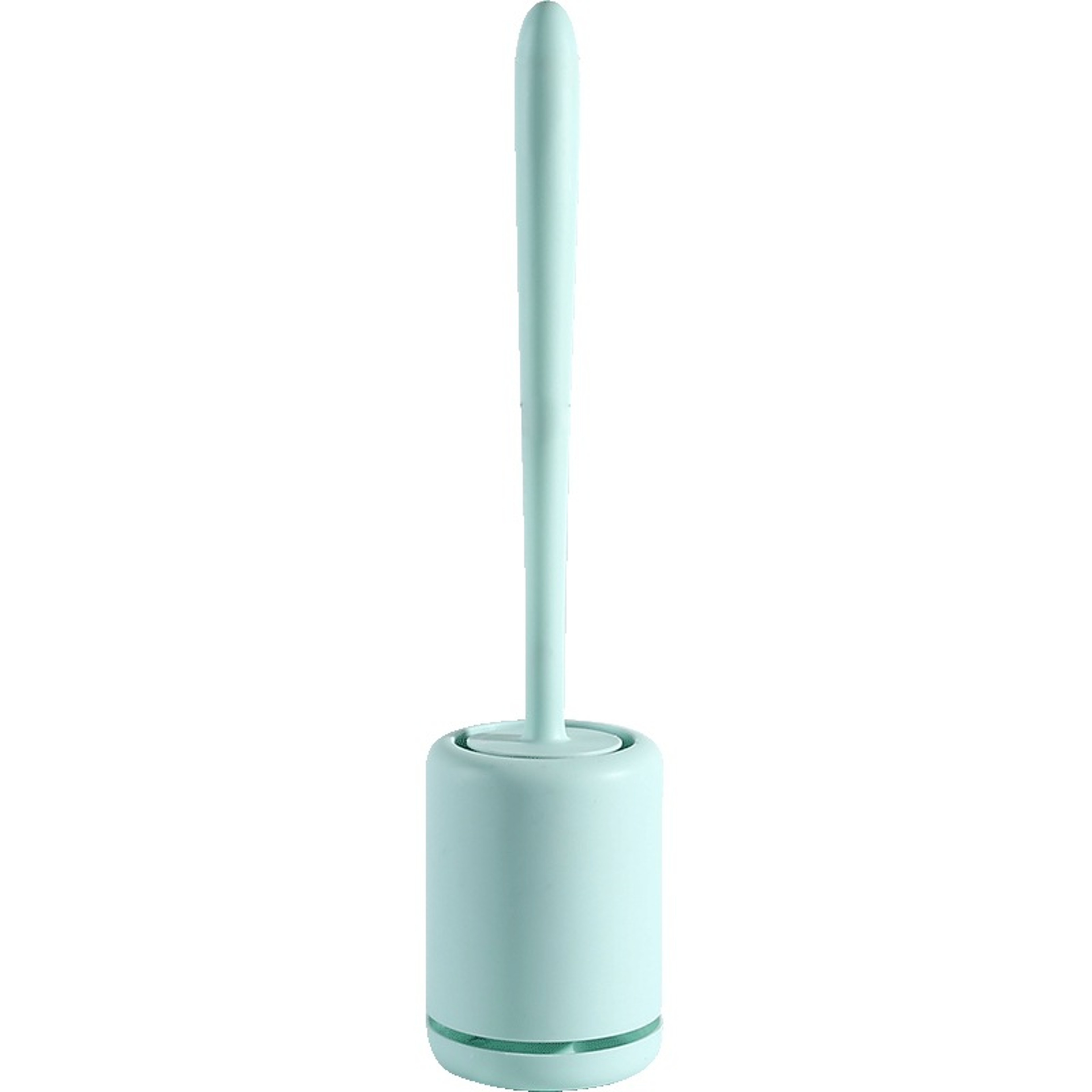 Quick Dry Silicone Toilet Brush With Wall Mount Holder 5