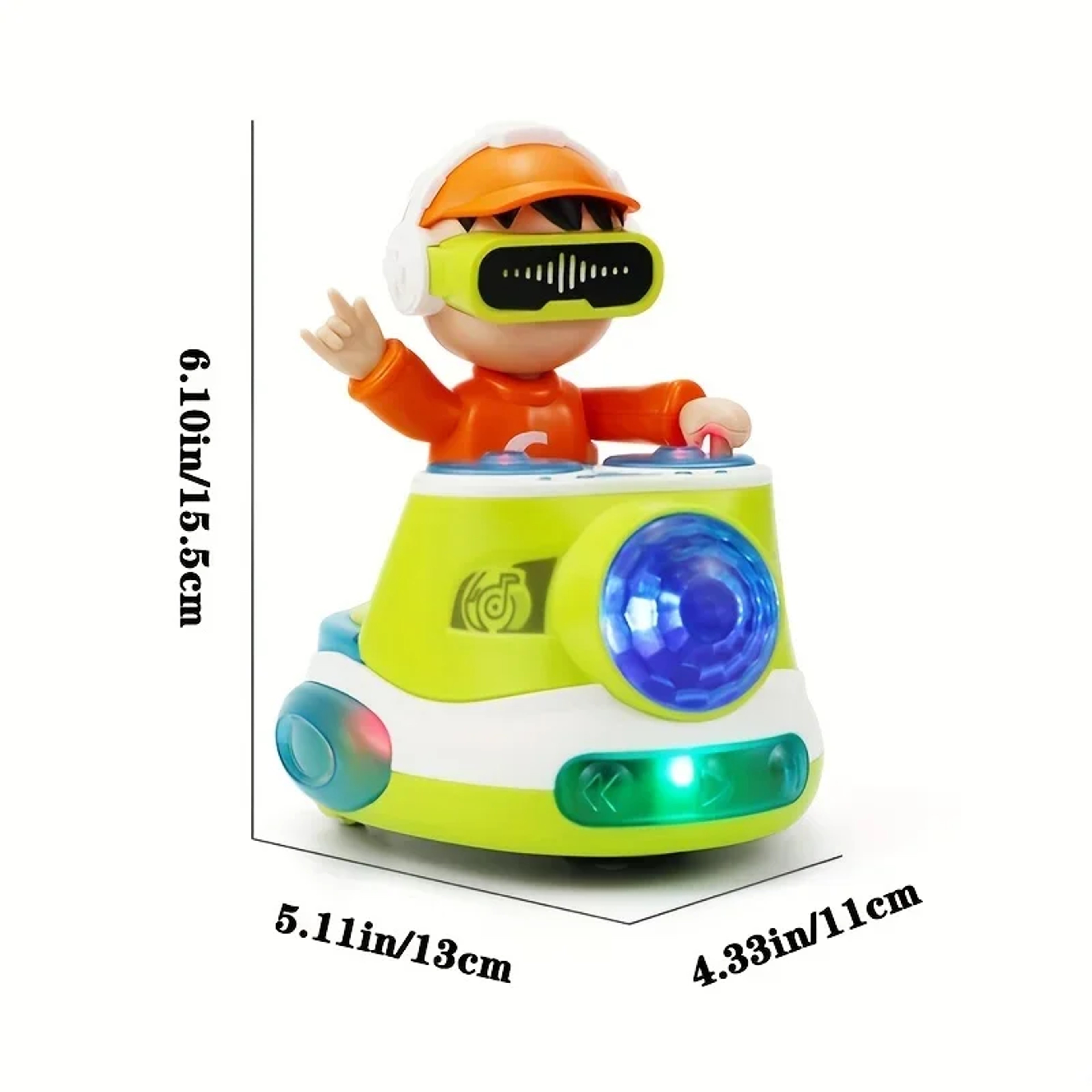 Bouncing DJ Boy Musical Baby Toy Sensory Tummy Time Learning Toy – view 3
