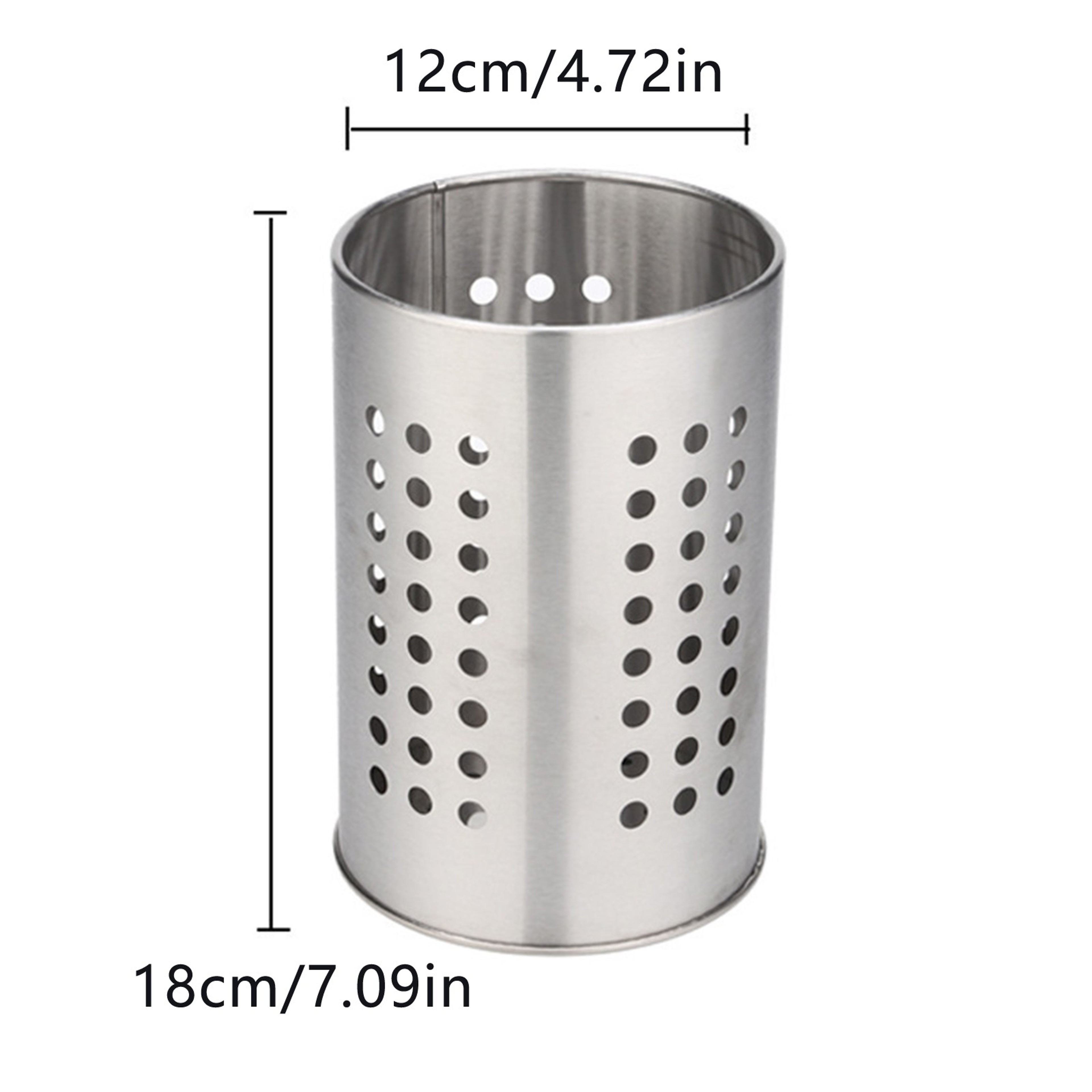 Stainless Steel Chopstick Holder Utensil Drying Rack Kitchen Cutlery Organizer – view 4