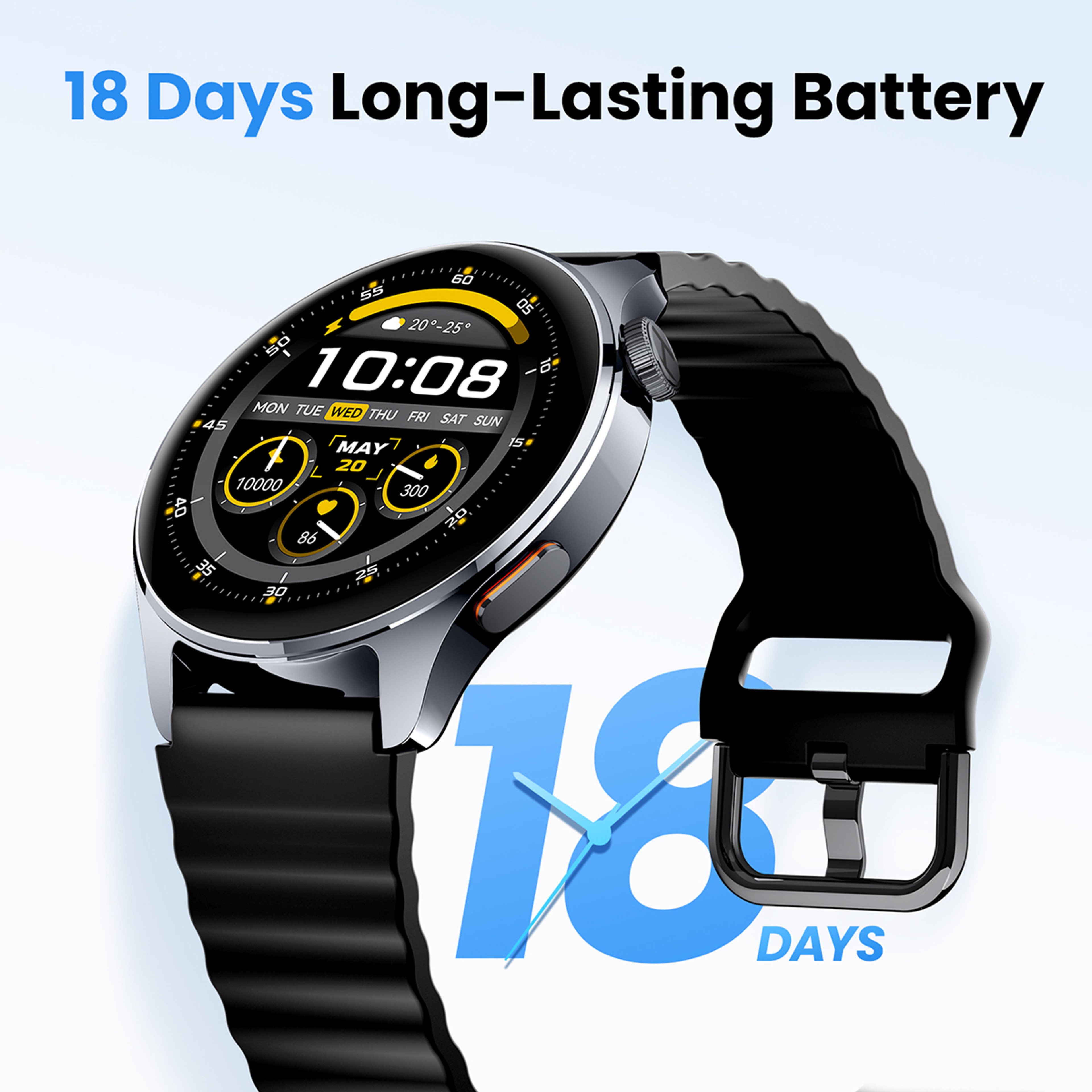 GPS Smartwatch with 1.43-Inch AMOLED Display and 120+ Workout Modes – view 6