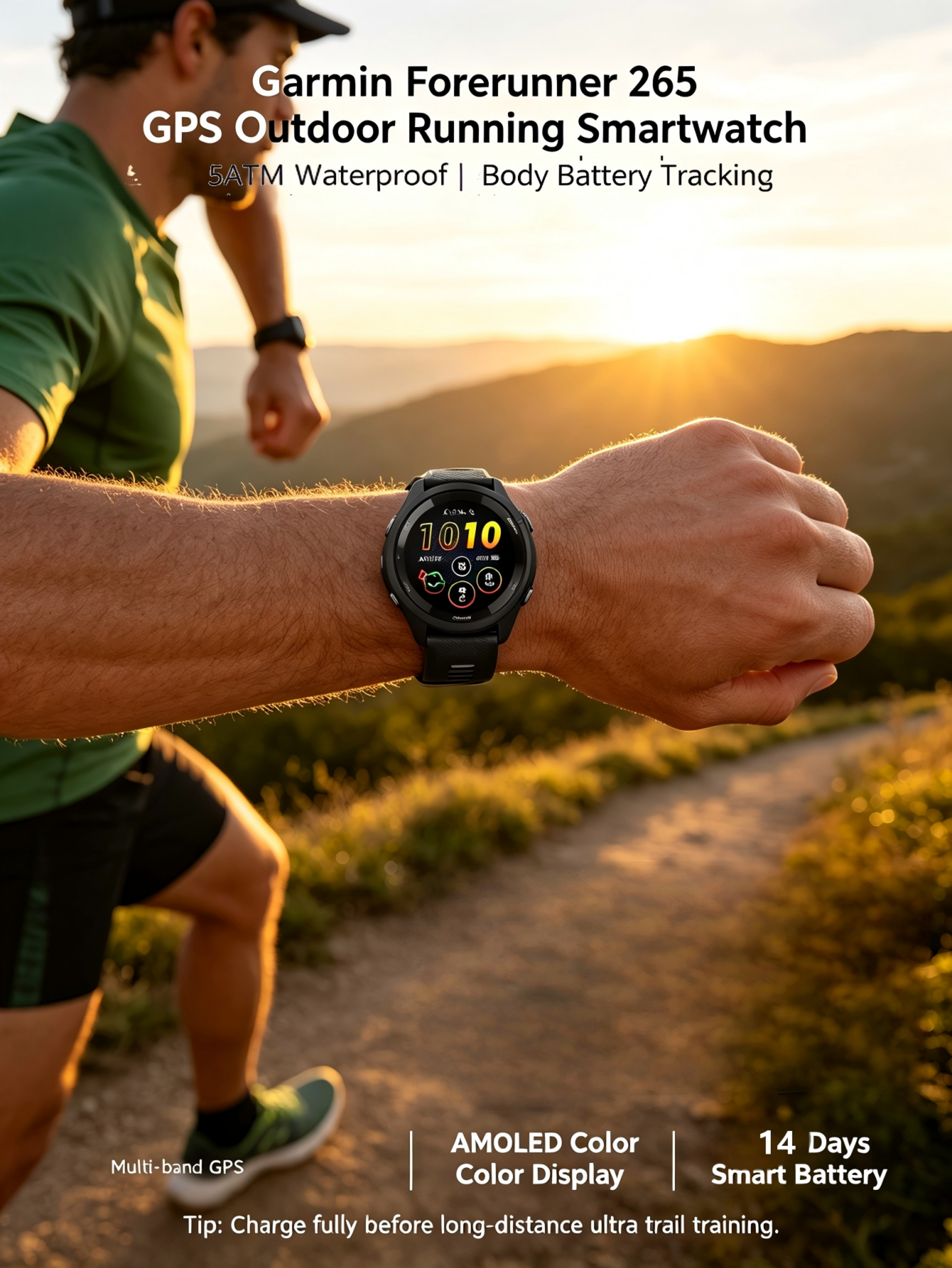 GPS Smartwatch With AMOLED Display And Heart Rate Tracking 4