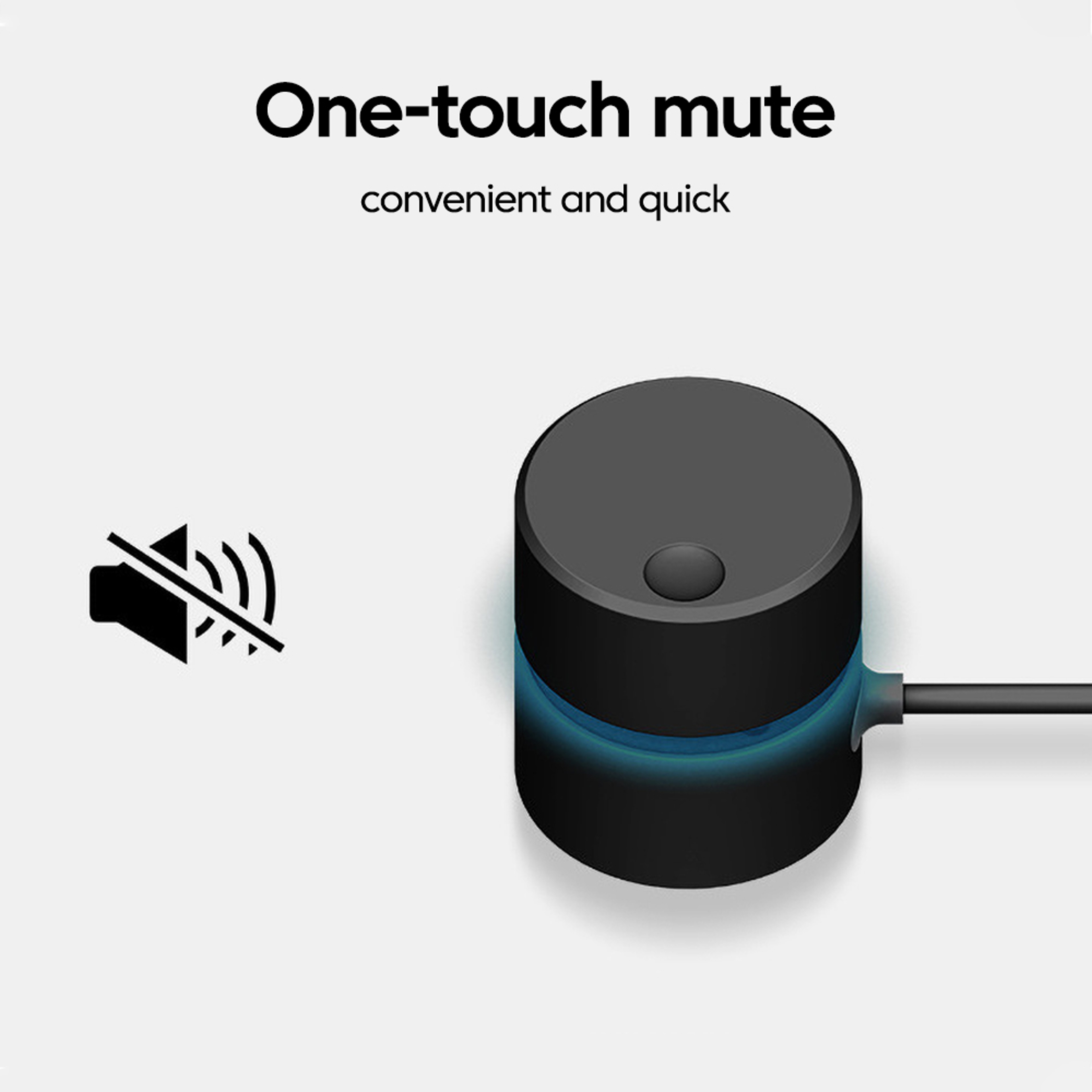 USB Computer Volume Control Switch with External Extension Cable – view 4