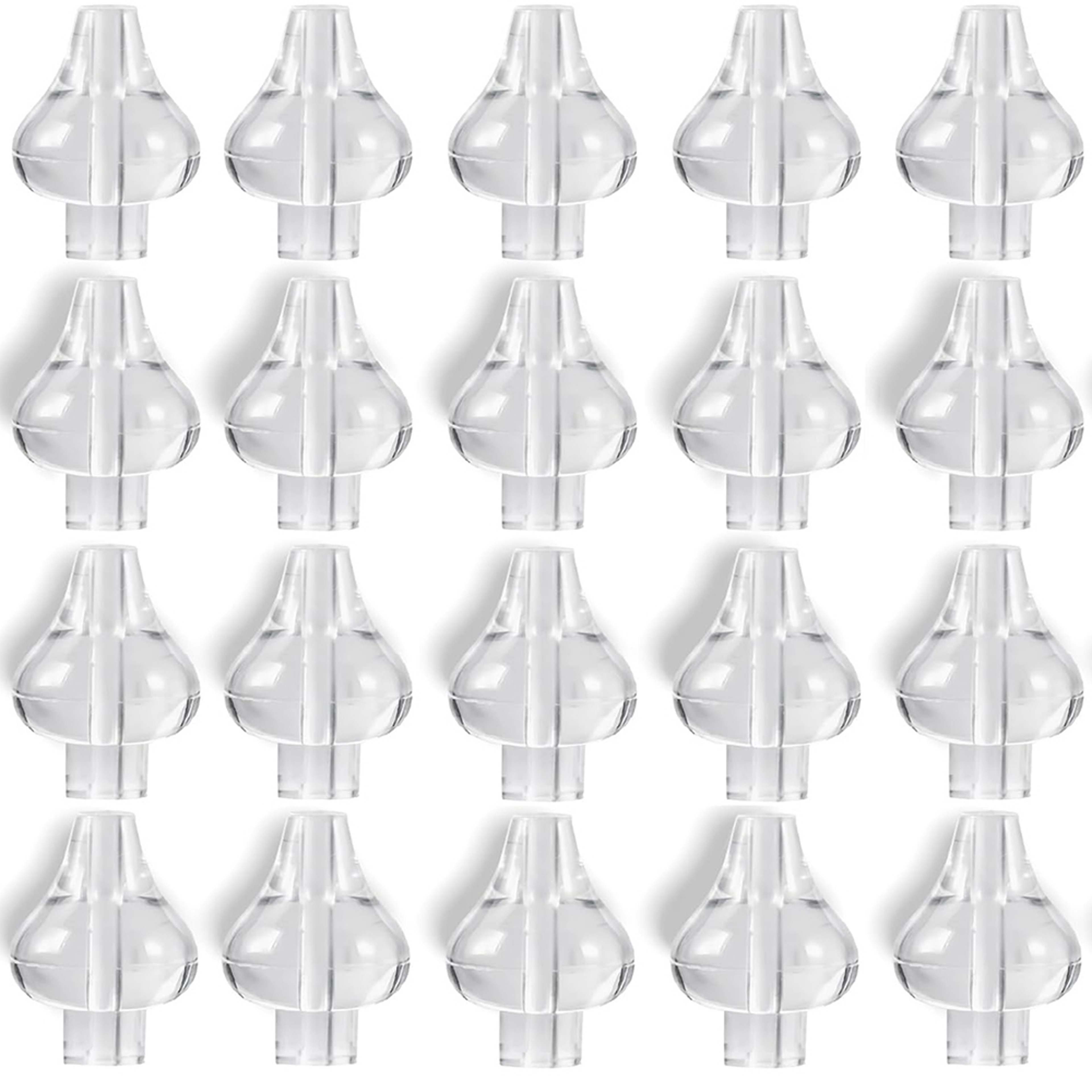 Piece Reusable Nasal and Ear Wash Syringe Caps with Soft Tips – view 2