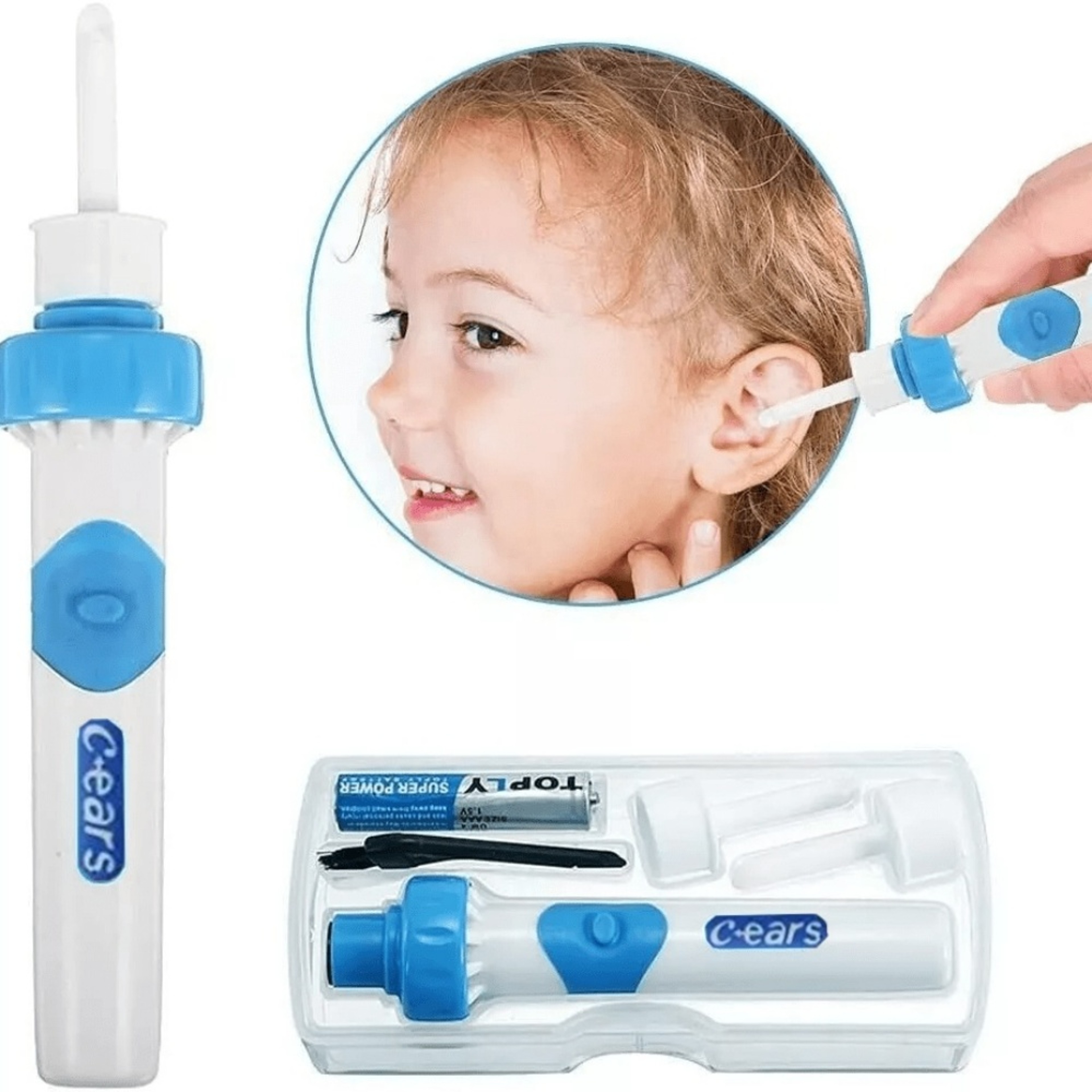 Portable Electric Earwax Removal Kit with Automatic Vacuum Suction – view 4
