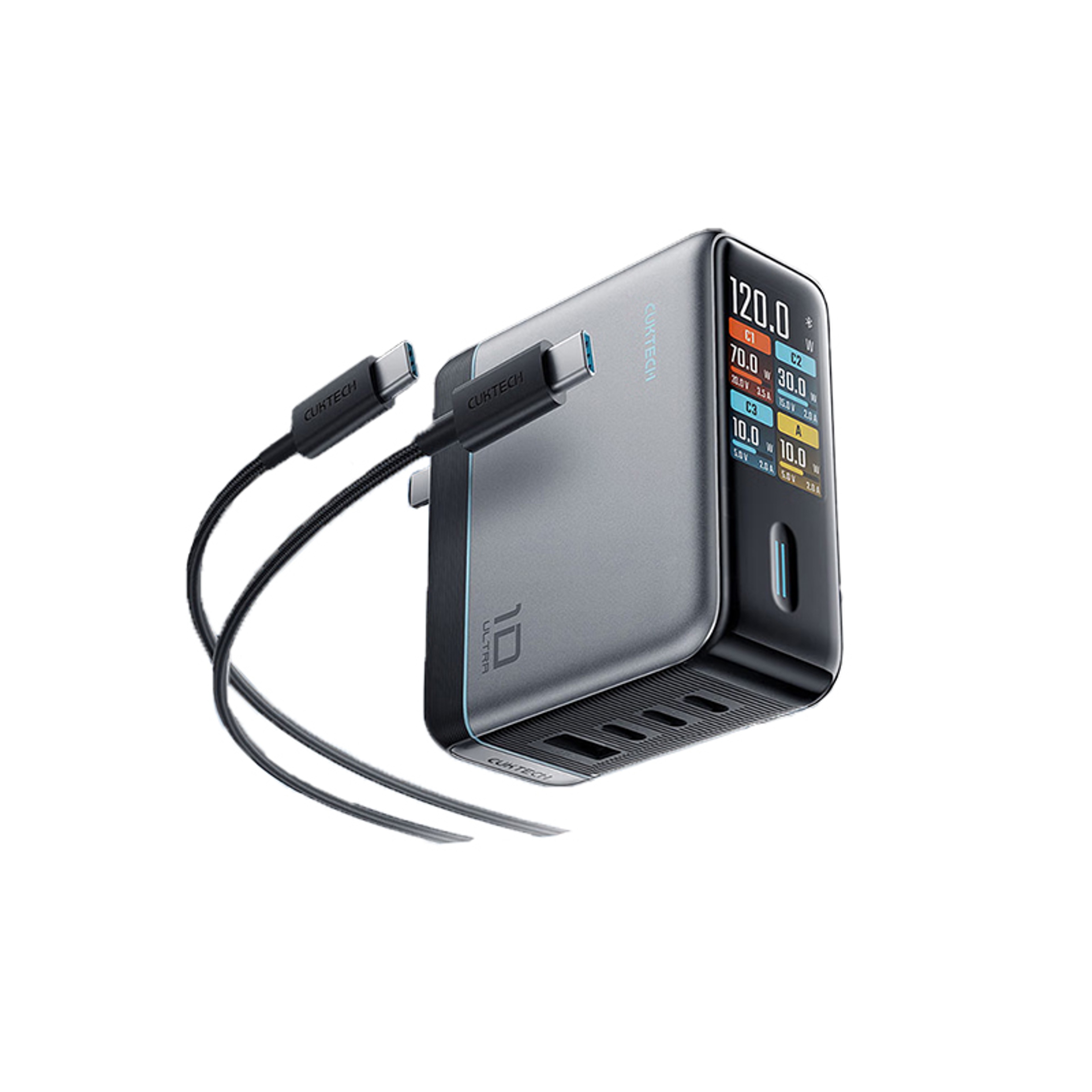120W GaN USBC Fast Charger With 4 Ports And USB Power Delivery 6