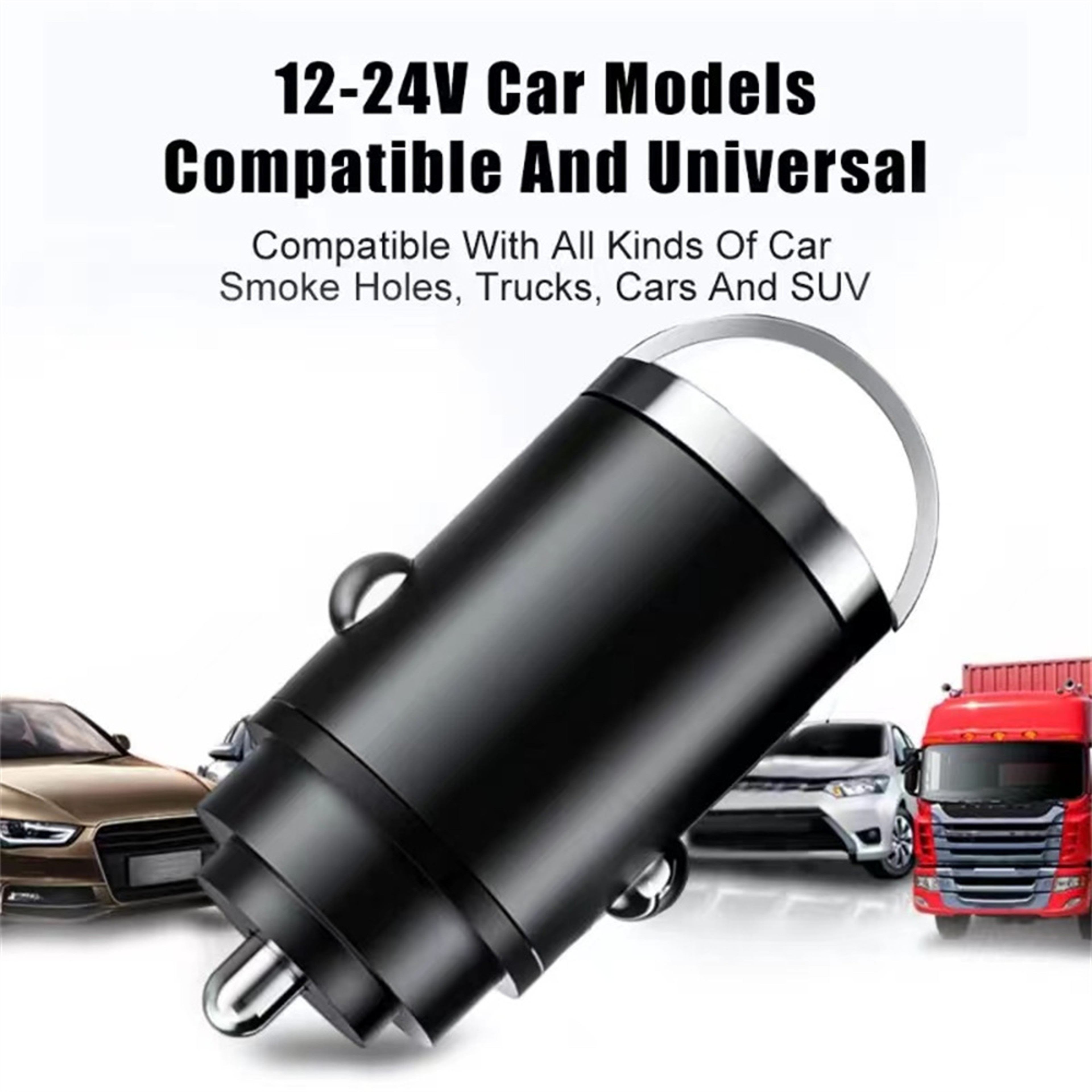 100W USB Car Charger with USB-C and USB-A Fast Charging Ports – view 6