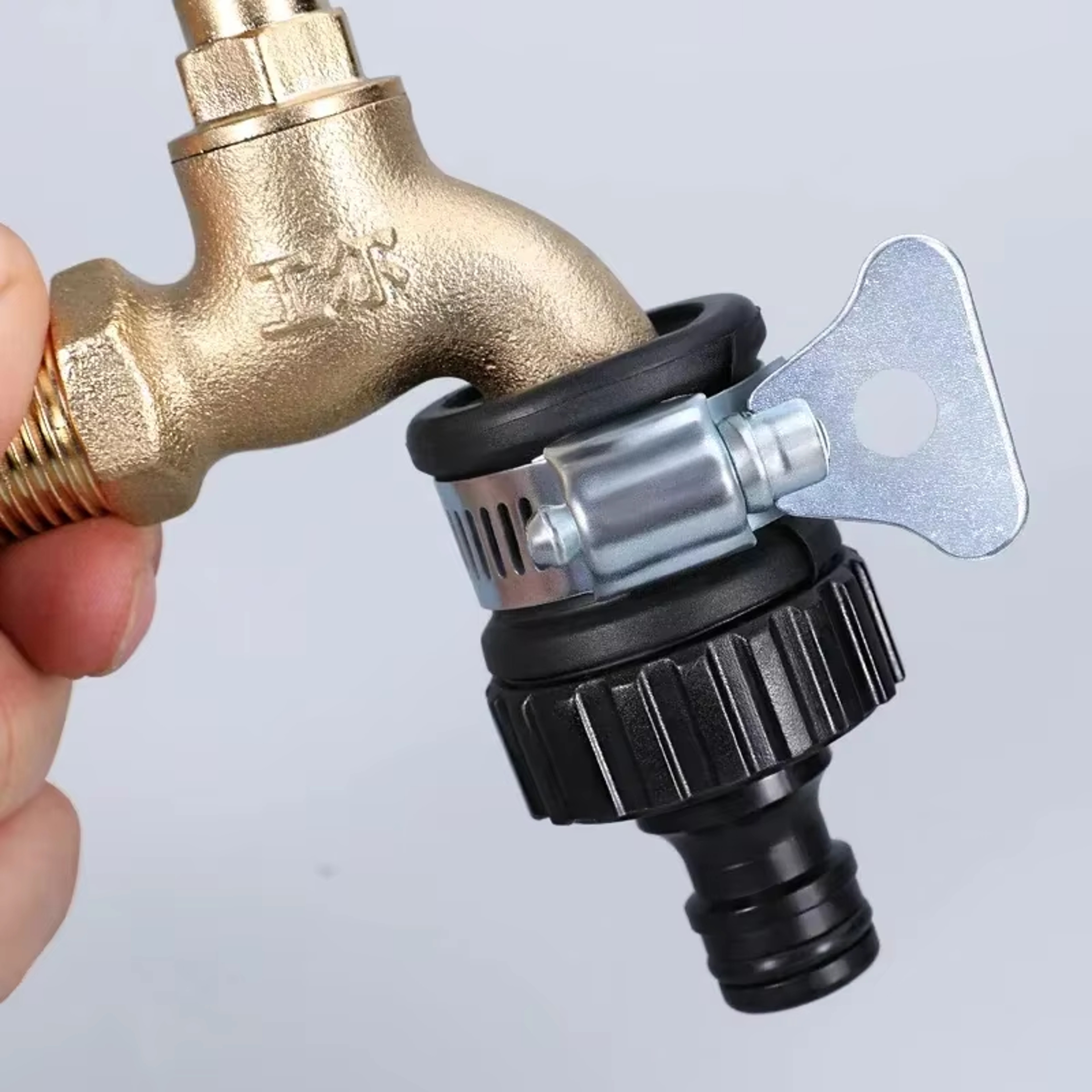 Piece Universal Plastic Faucet Adapter Quick Connect Garden Hose Fittings – view 1