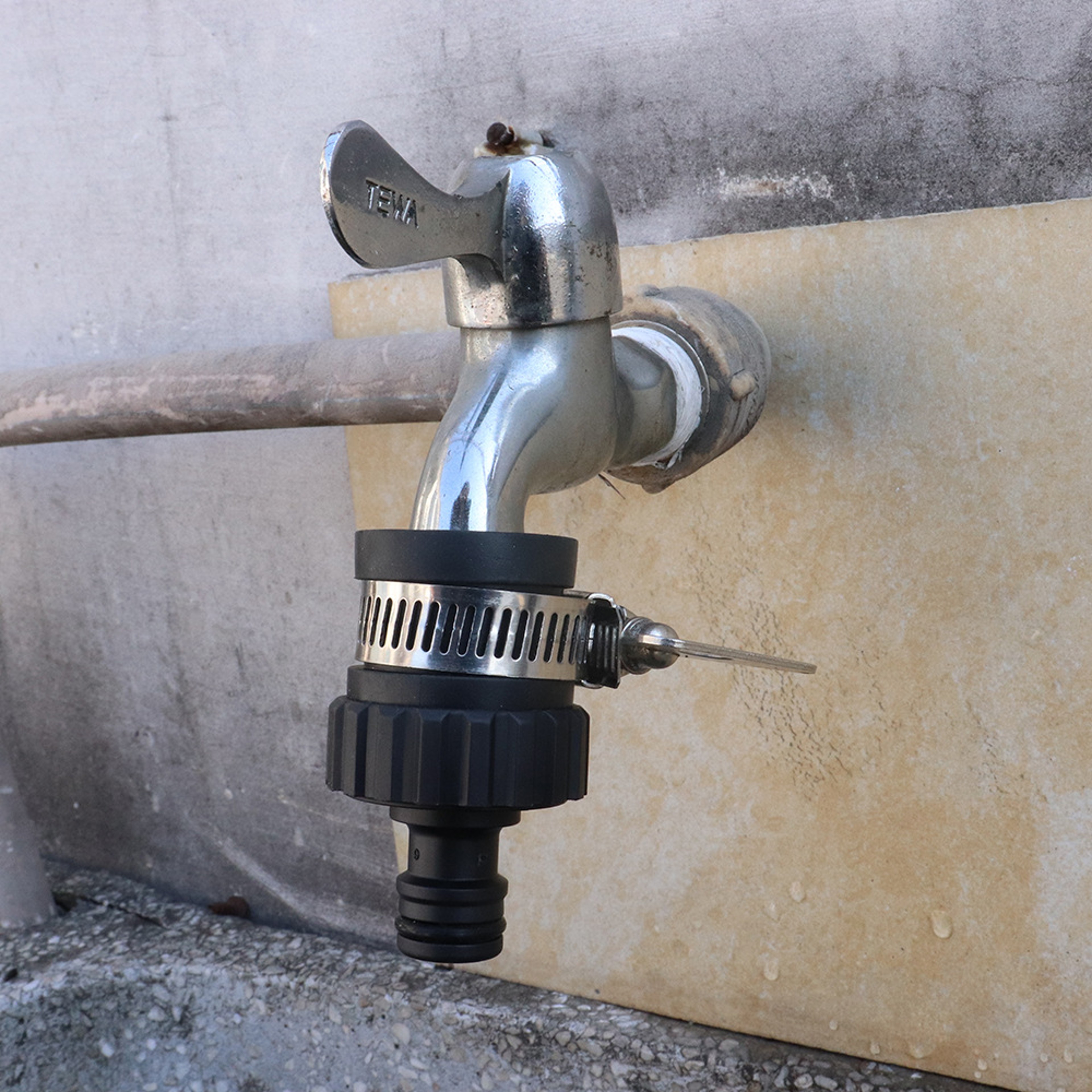 Piece Universal Plastic Faucet Adapter Quick Connect Garden Hose Fittings – view 6