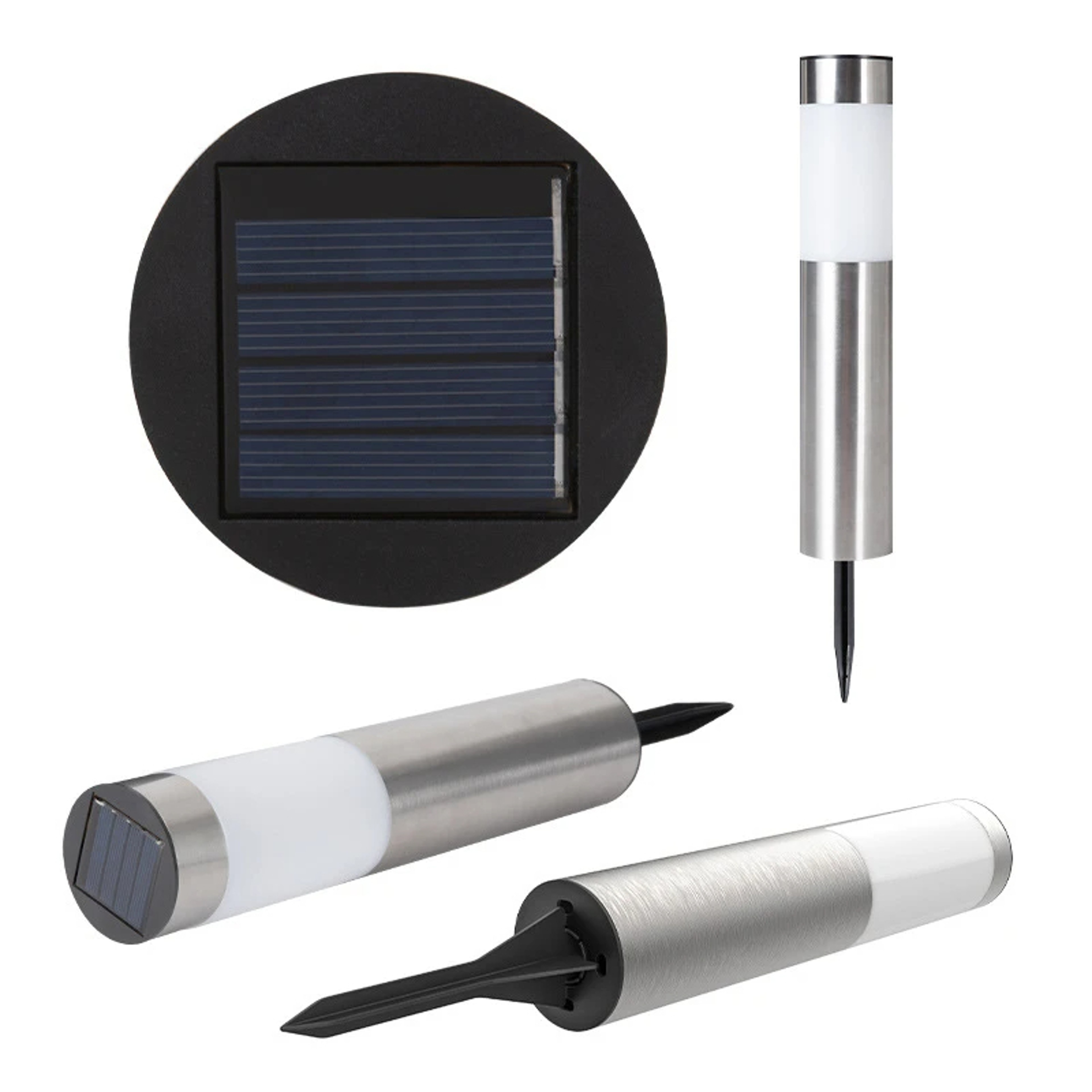 Solar Garden Path Light with Stainless Steel Body and IP65 Weather Protection – view 6