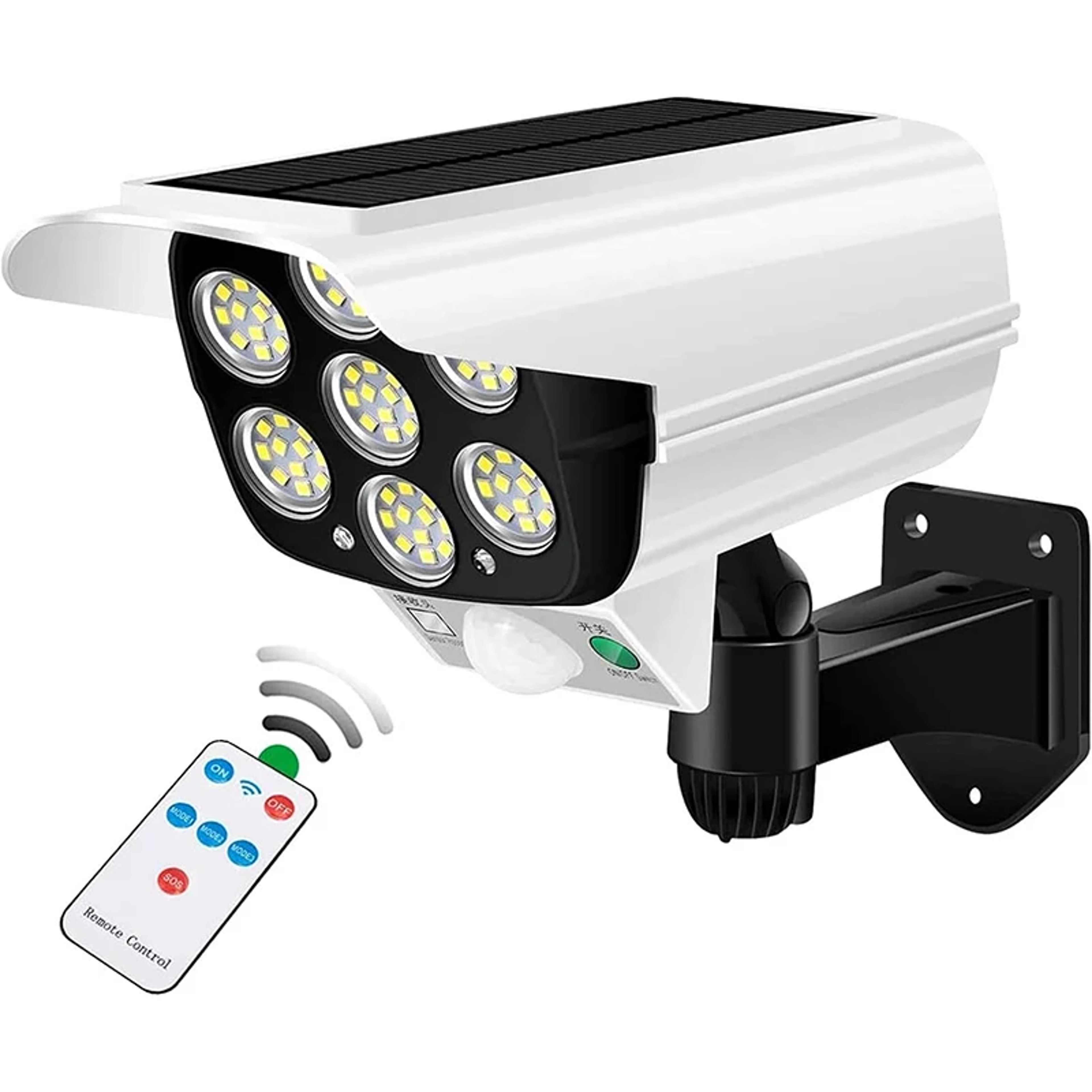 77 LED Solar Security Camera Light with Motion Sensor and 3 Lighting Modes – view 7